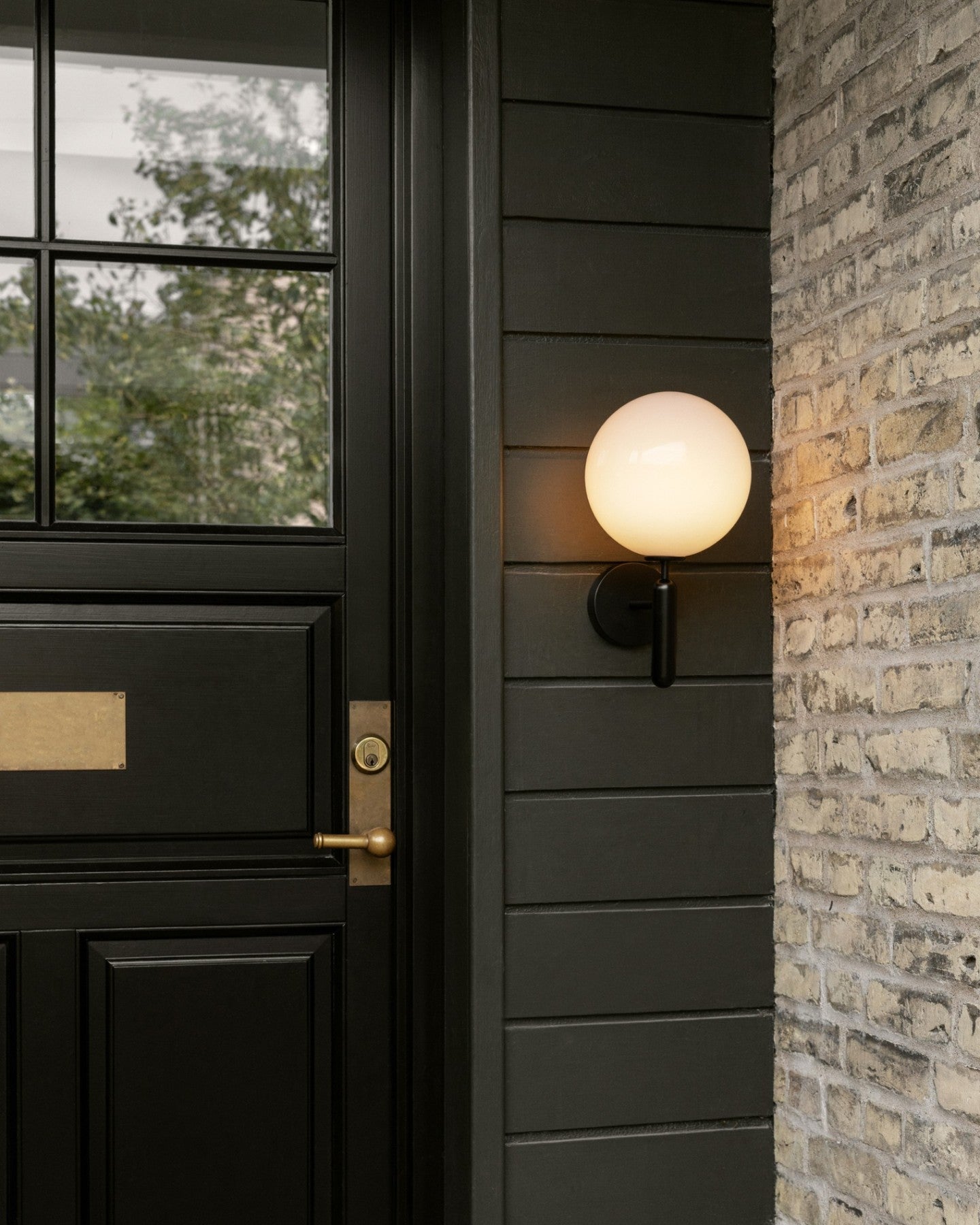Ilirila Modern Minimalist Brass Glass Wall Light