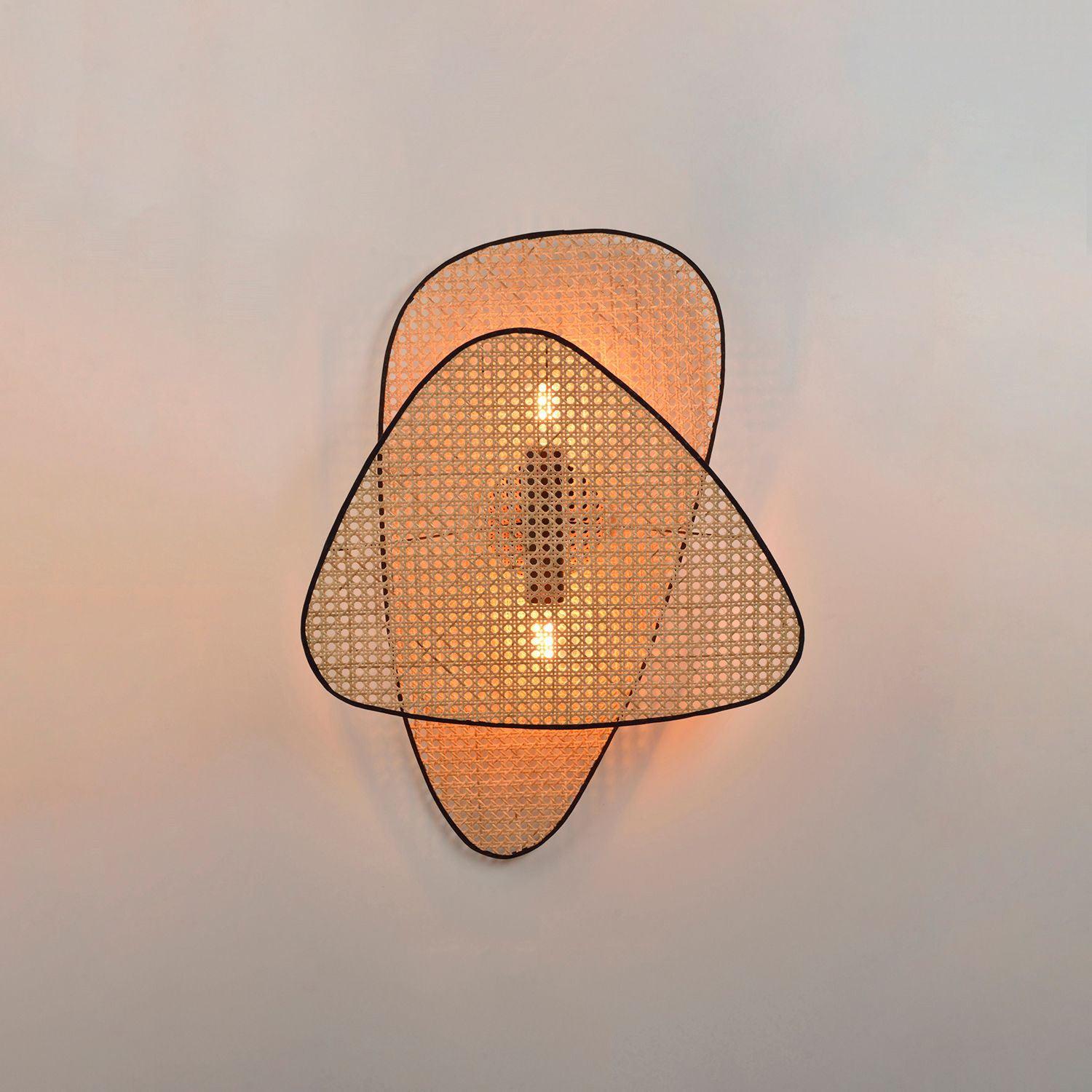 Caneira Art Natural Cannage Bamboo Sconce Wall lamp