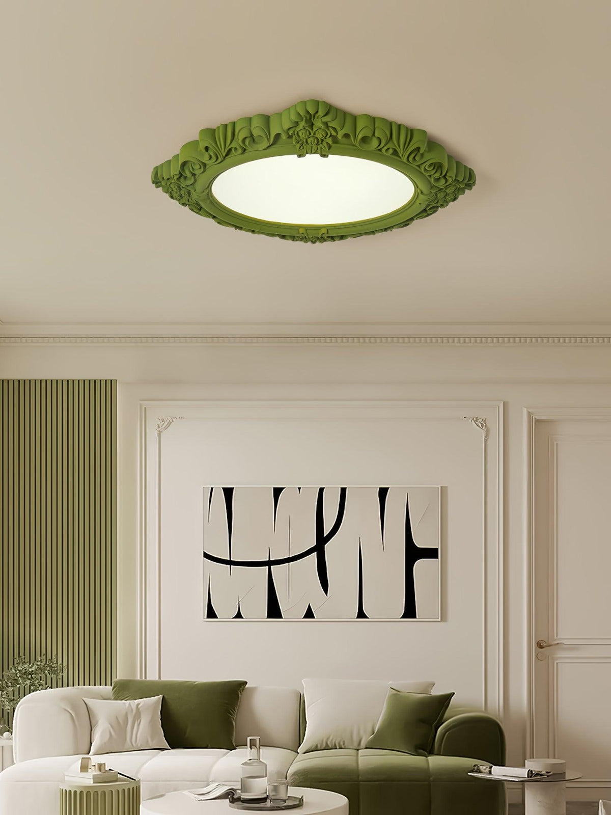 Avraee Sculpted Resin Ceiling Lamp