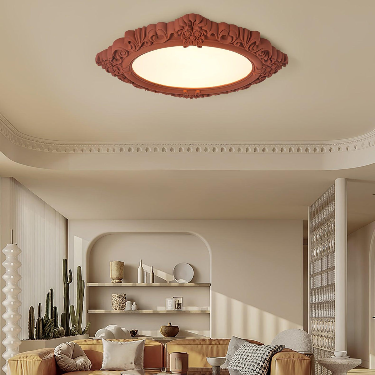 Avraee Sculpted Resin Ceiling Lamp