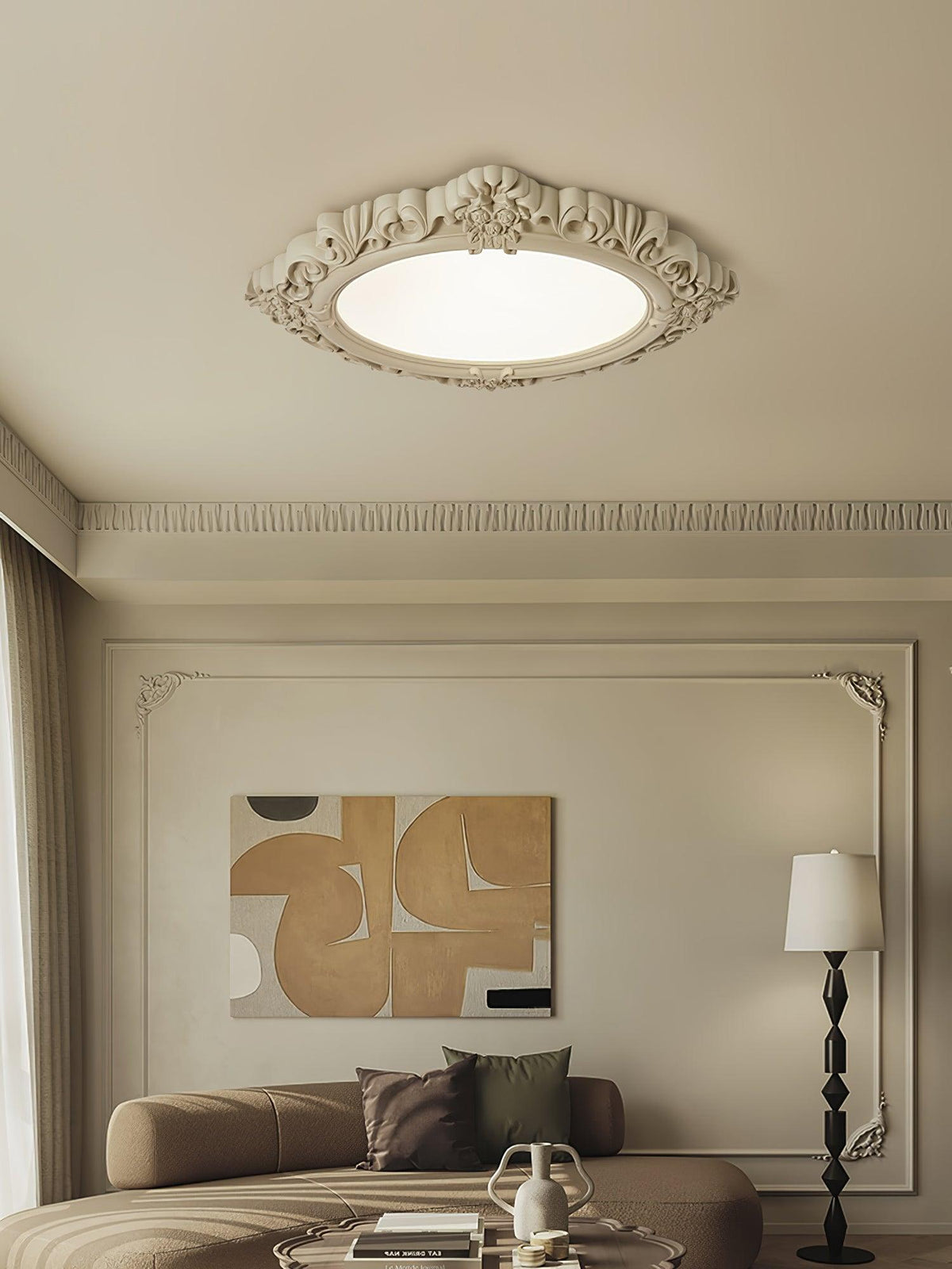 Avraee Sculpted Resin Ceiling Lamp