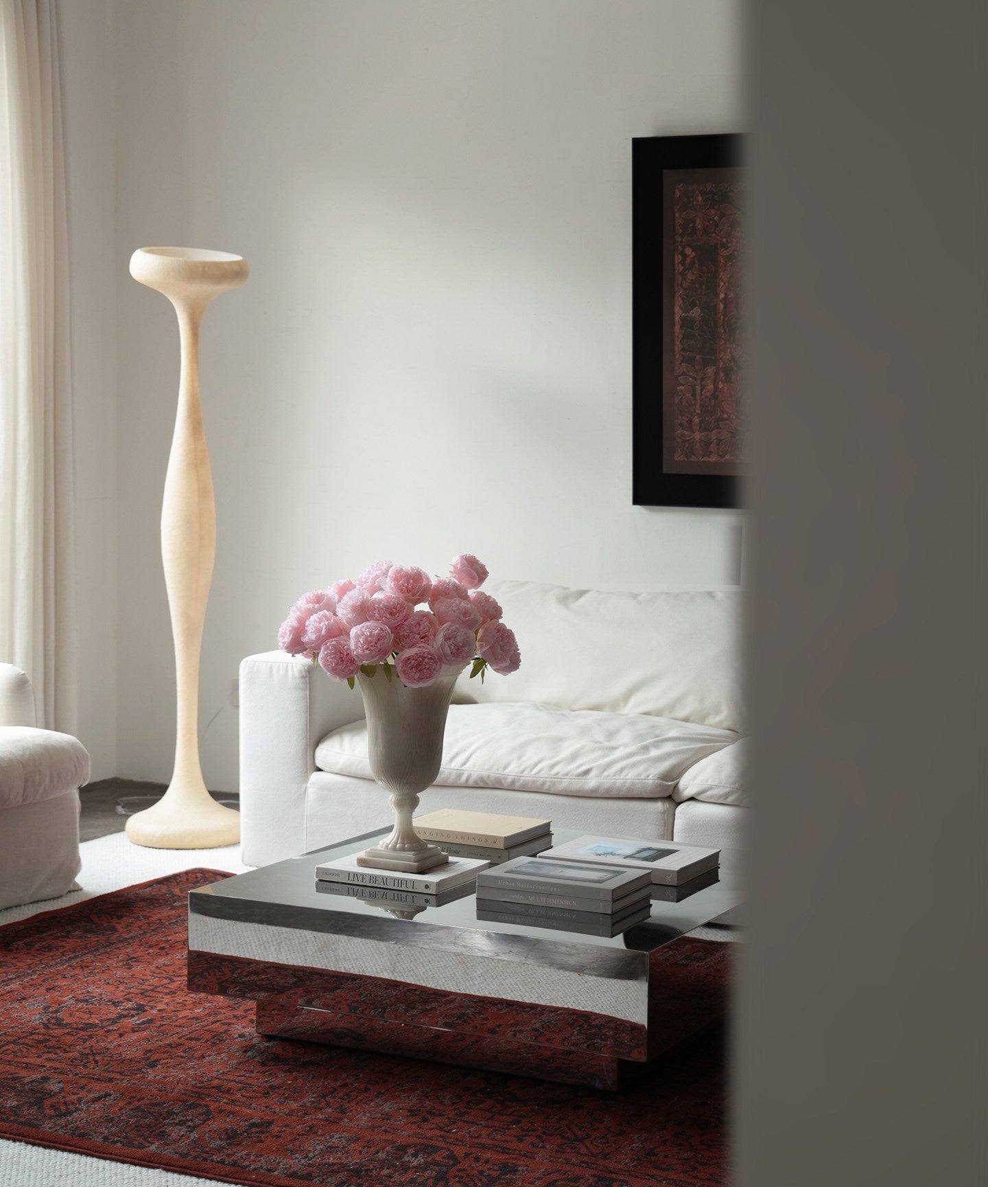 Sorenne Sculptural Tall Floor Lamp