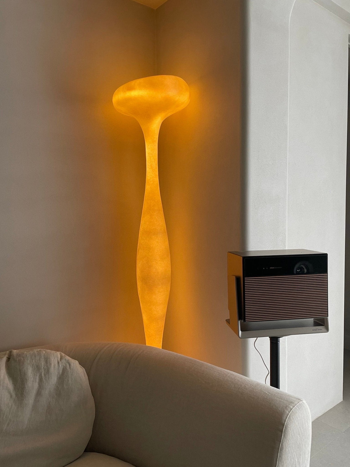 Sorenne Sculptural Tall Floor Lamp