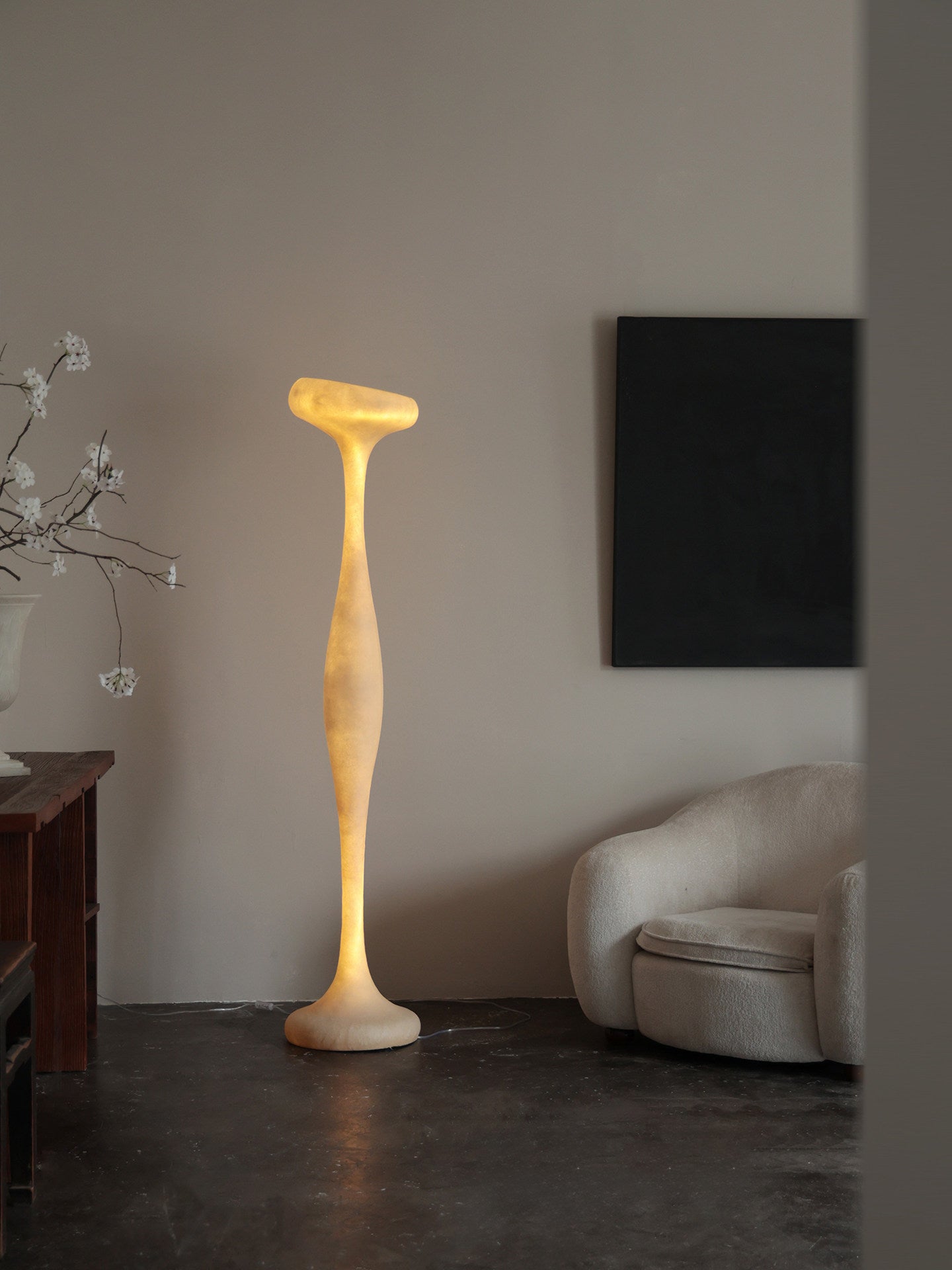 Sorenne Sculptural Tall Floor Lamp