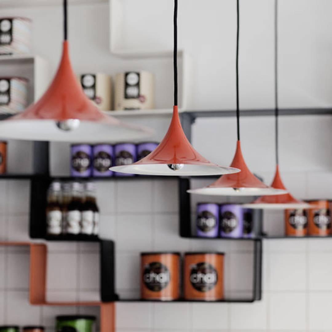 Valerira Steel Sculptural Pendant Light