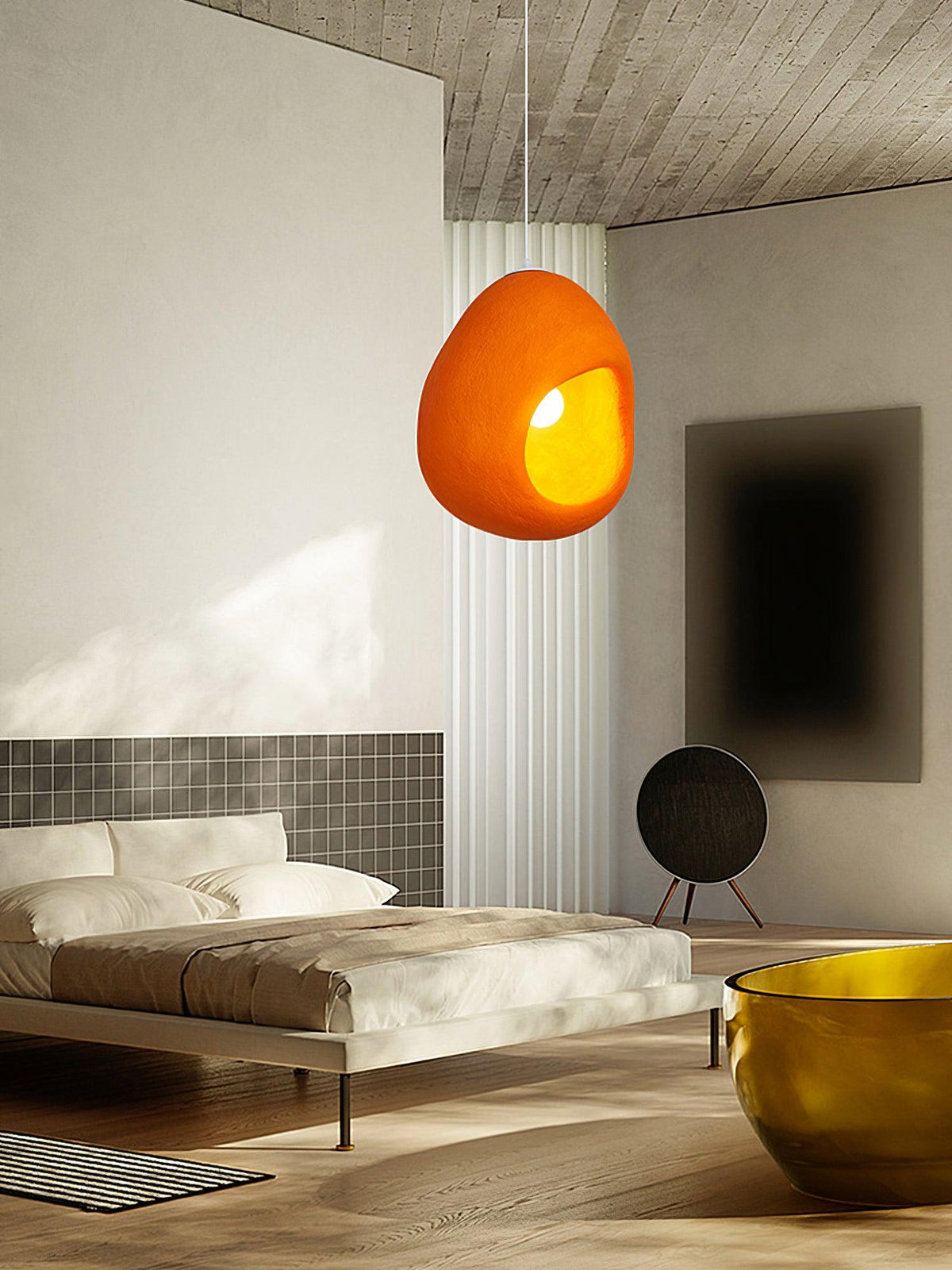 Ilcaryra Modern Minimalist Art Plastic Pendant Light