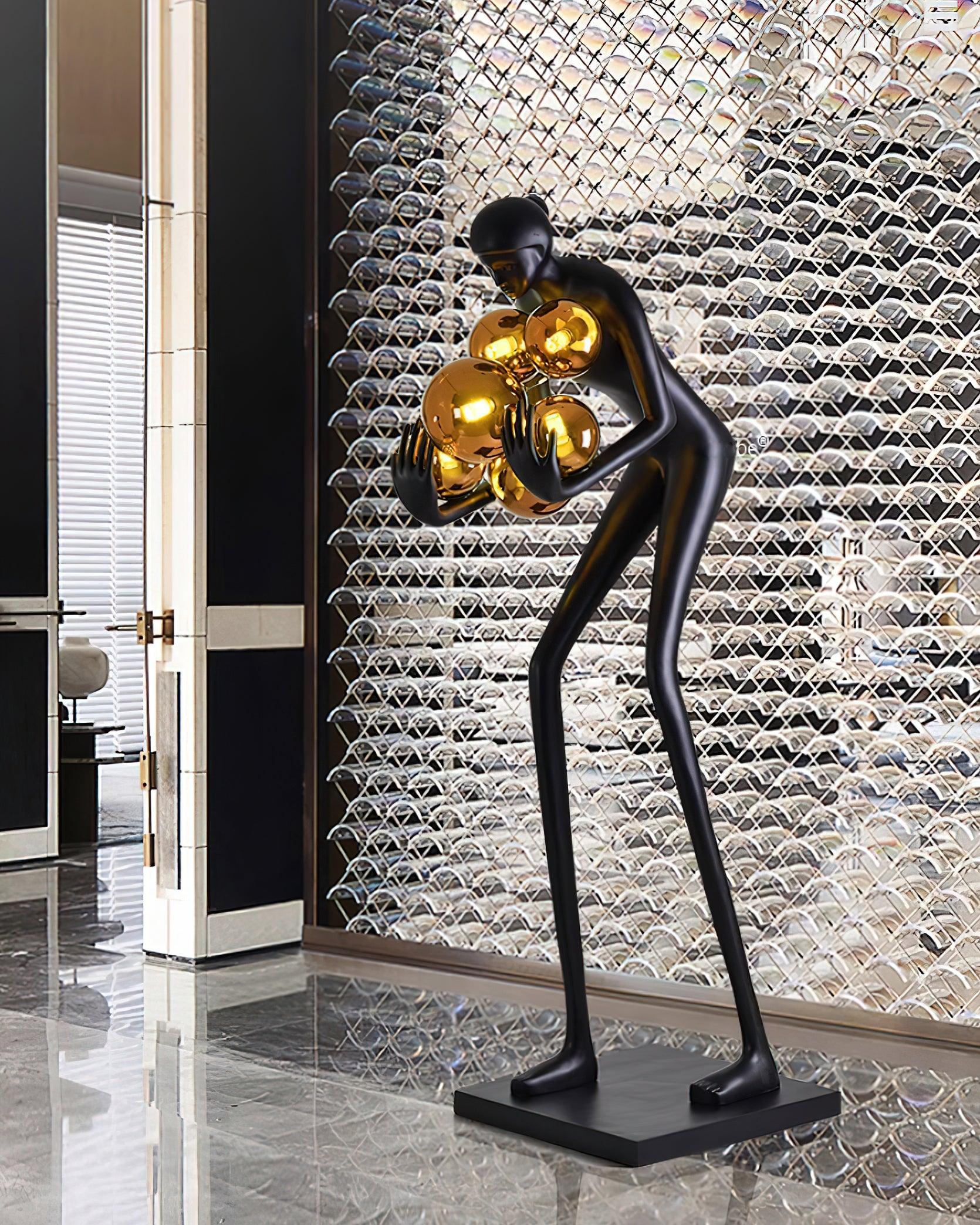 Cradle Sculptural Floor Lamp