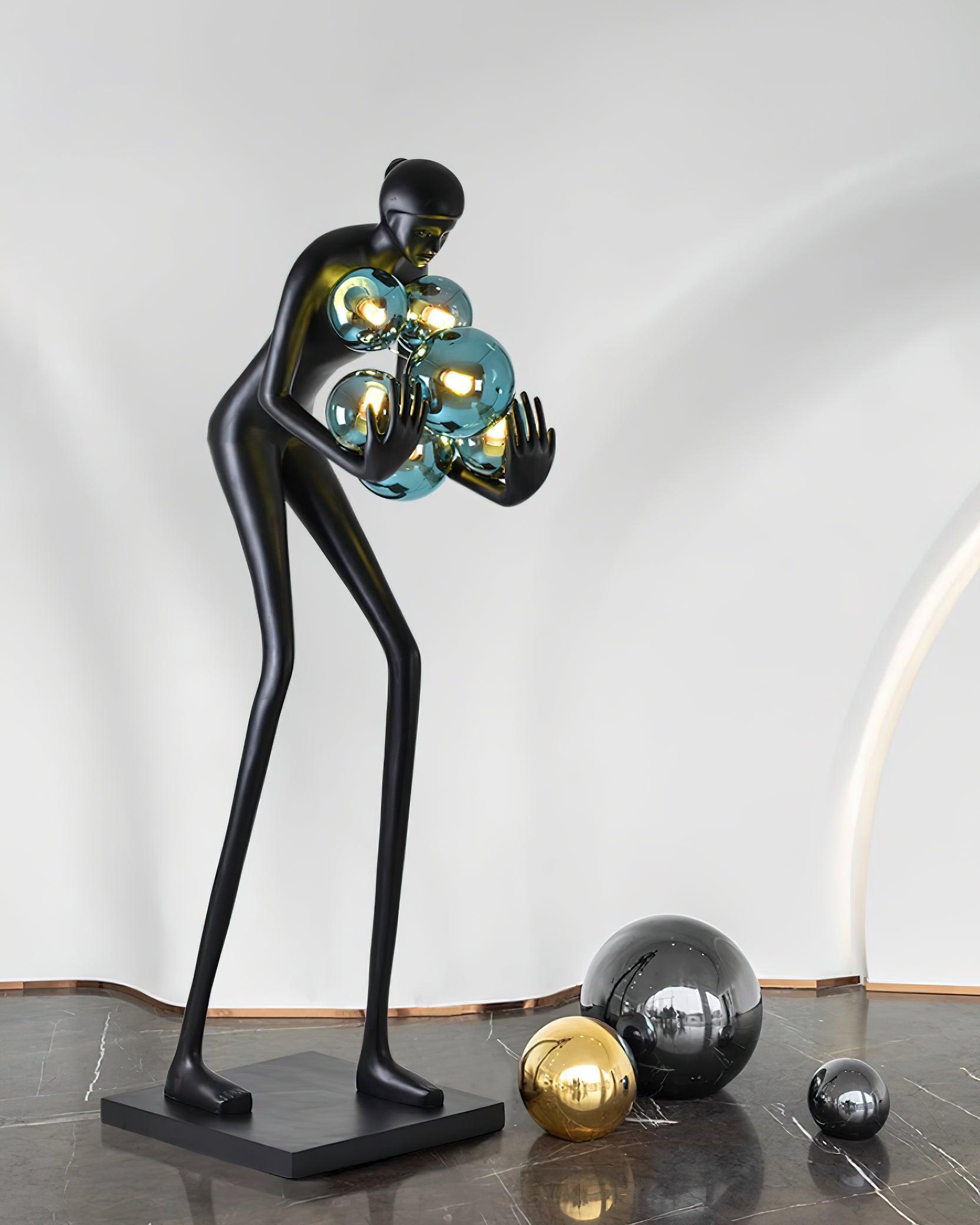 Cradle Sculptural Floor Lamp
