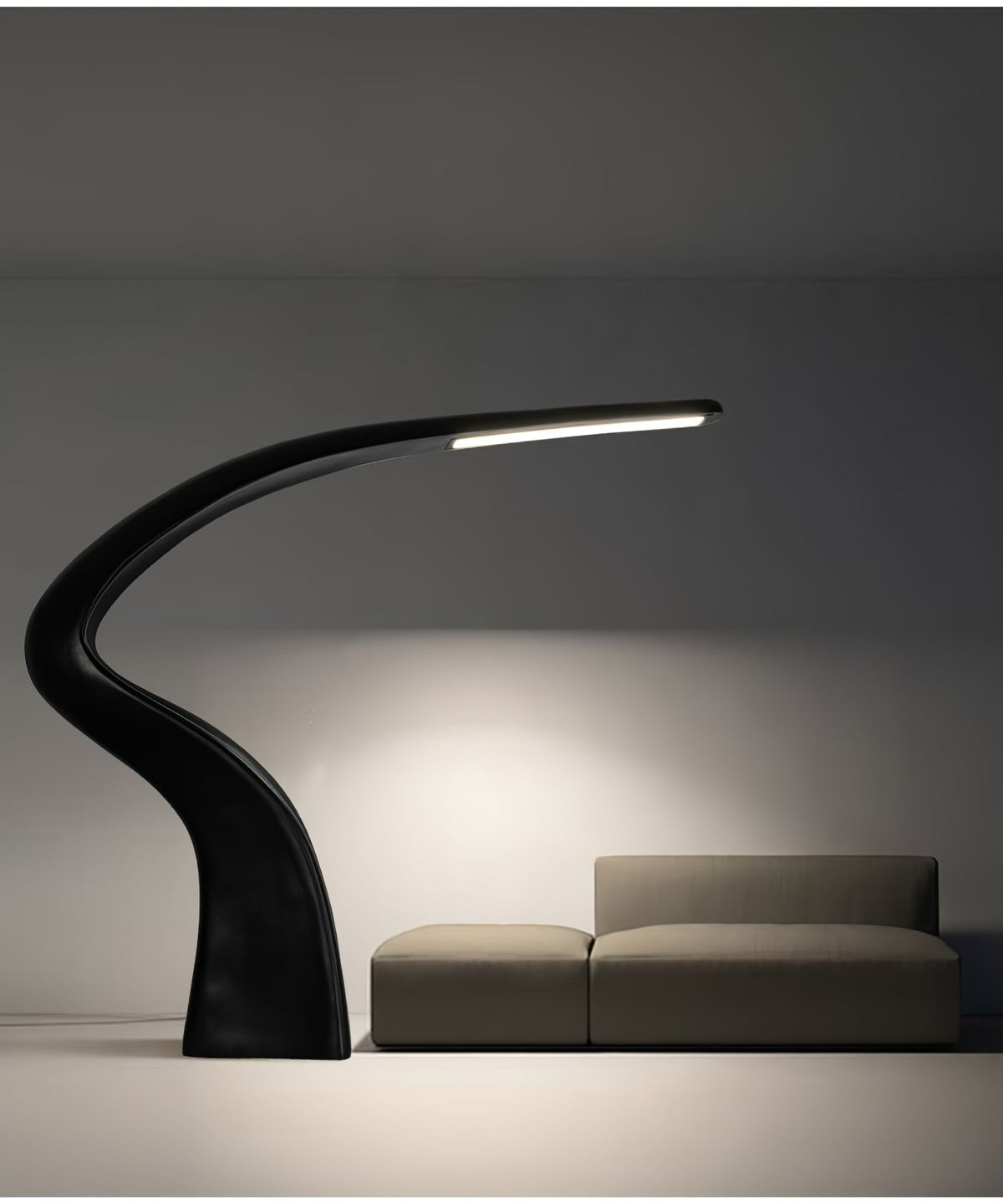 Fluten Black Modern Floor Lamp