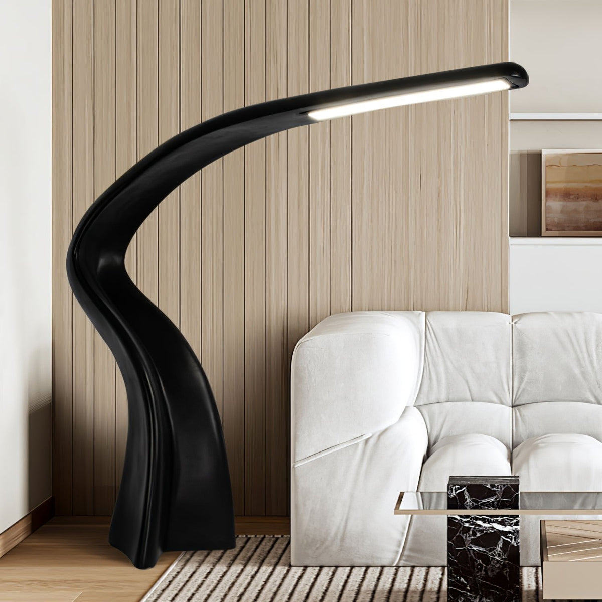 Fluten Black Modern Floor Lamp