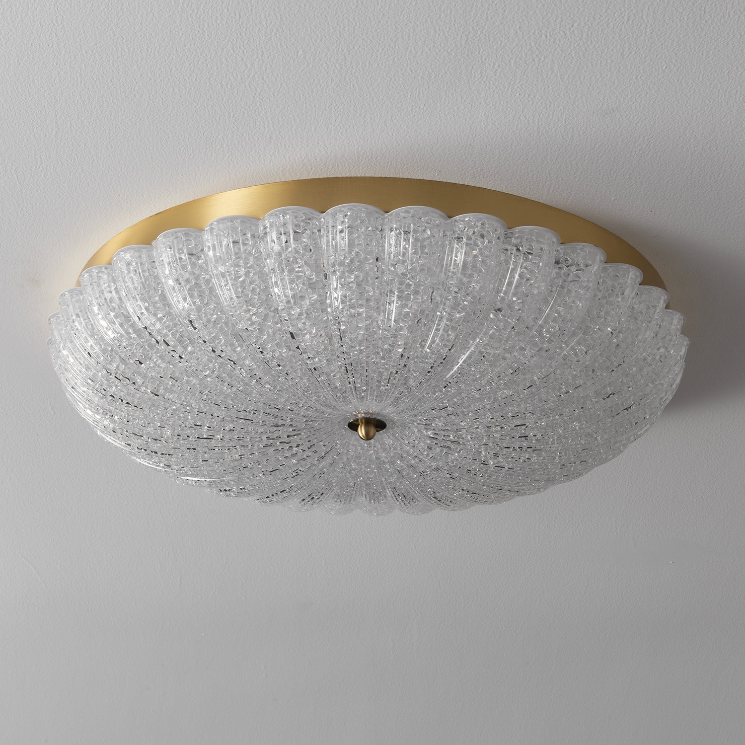 Celeria Premium Nordic Art Brass Glass Ceiling Lamp