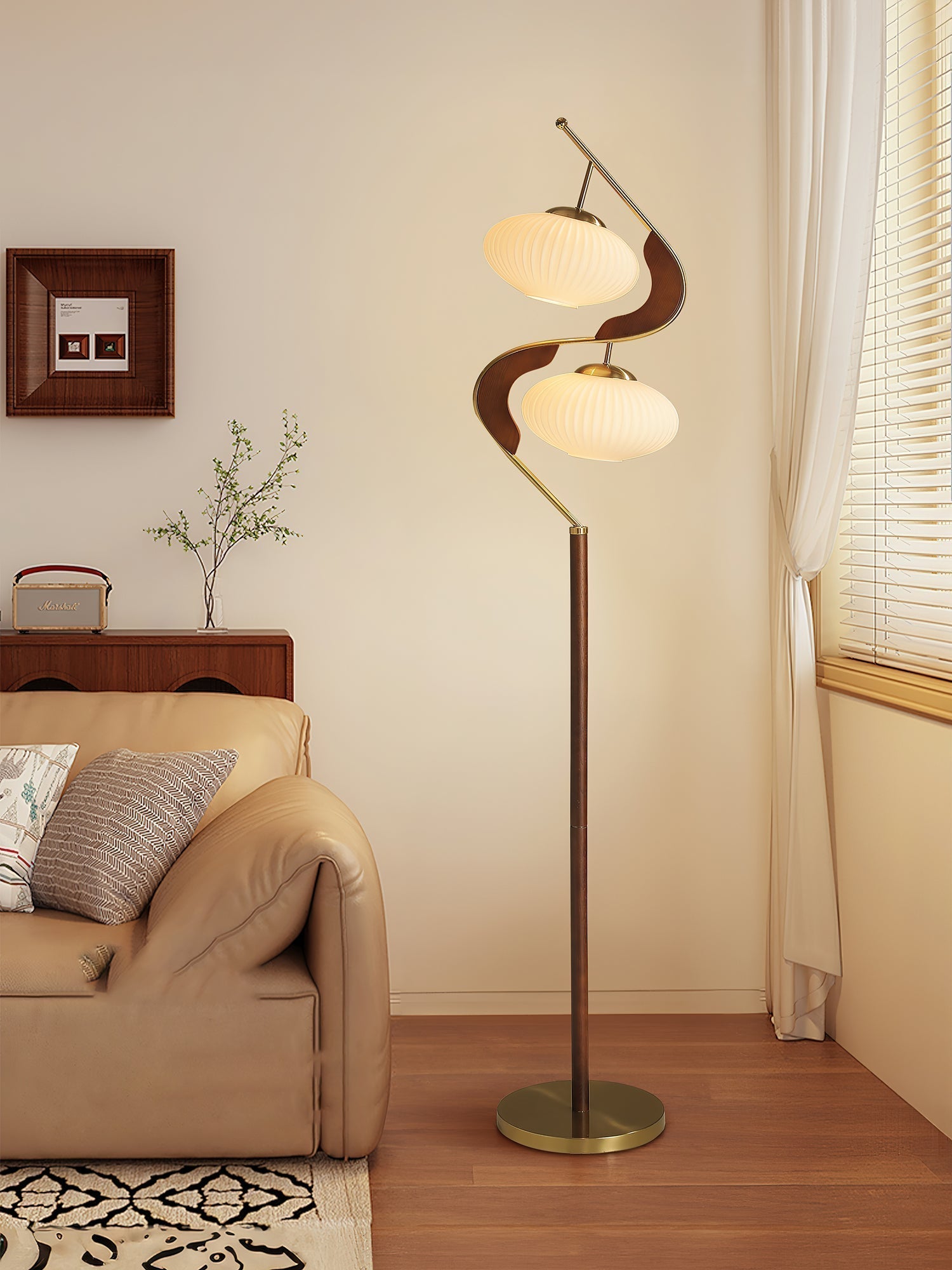 Emily Modern Floor Lamp - Neutral Decor