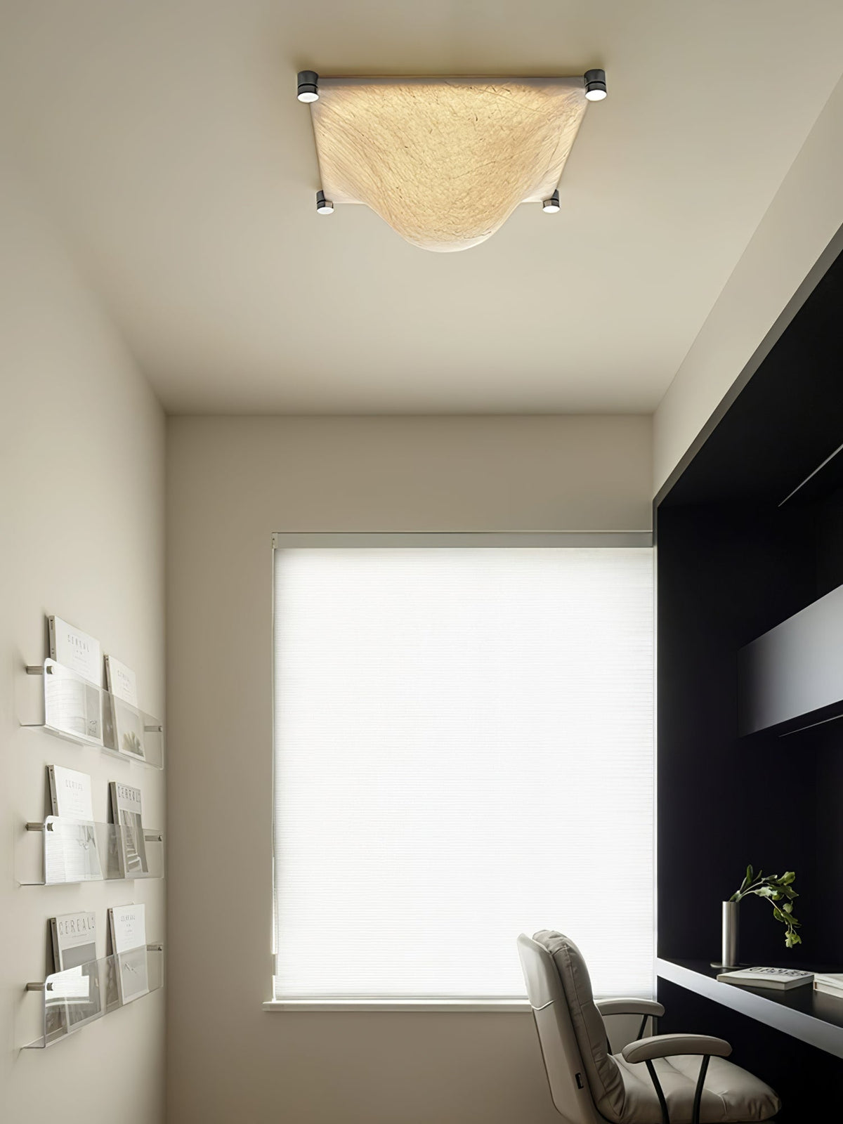 Panel Rustic Silk Wall Light