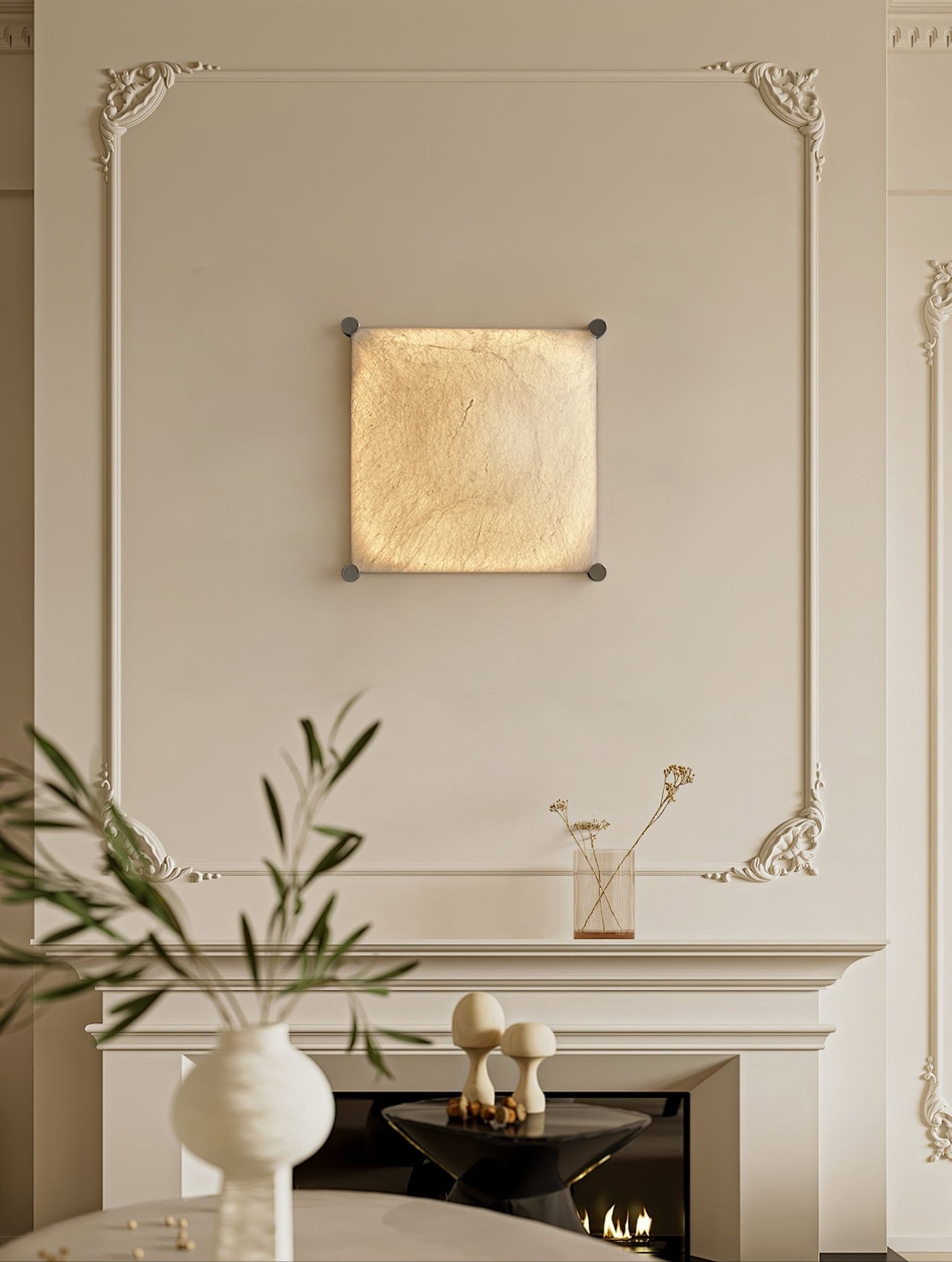 Panel Rustic Silk Wall Light