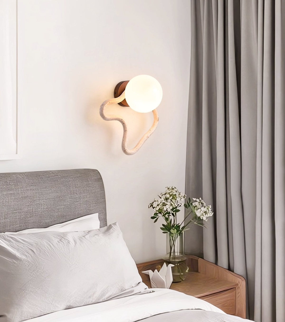Cindor Travertine Wall Sconce