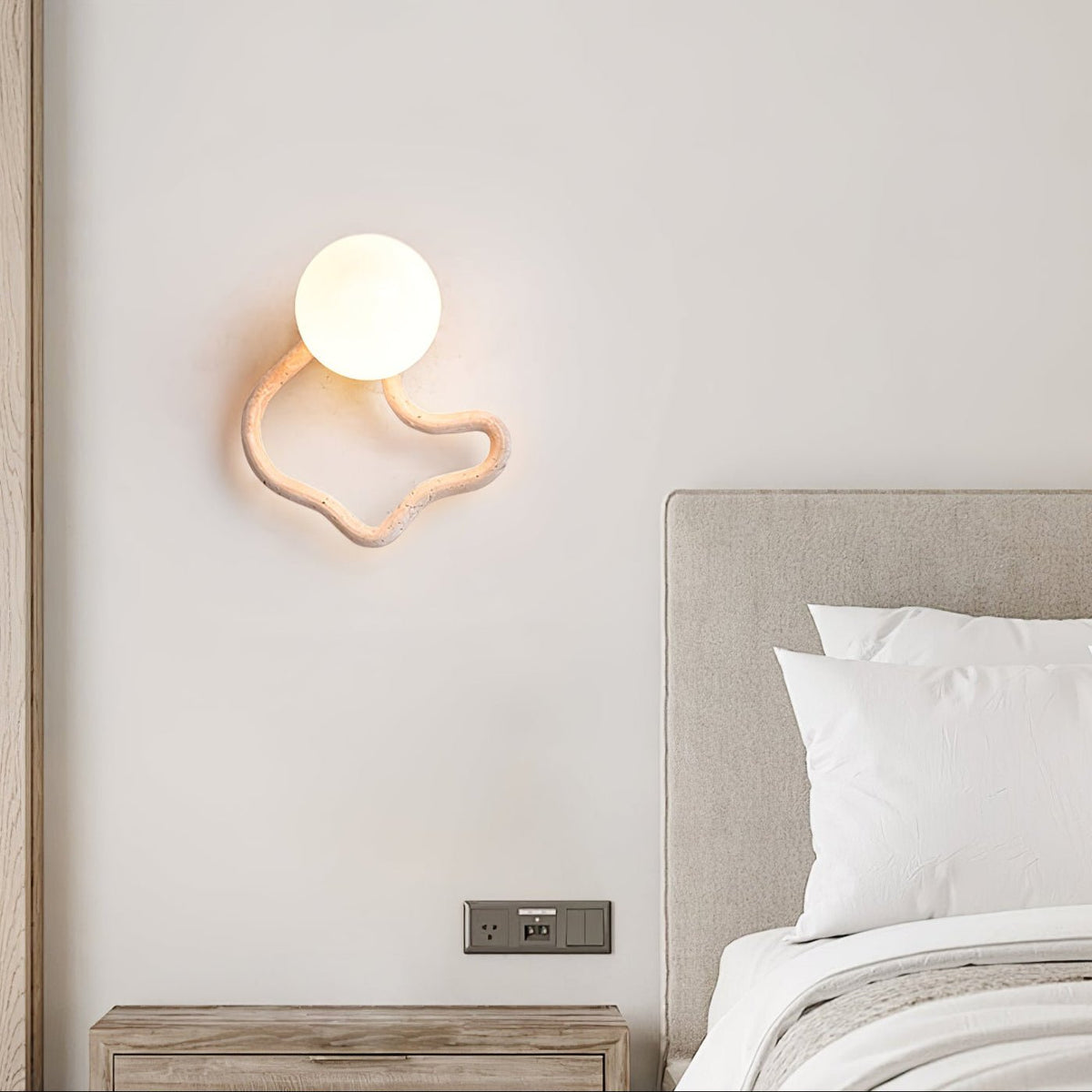 Cindor Travertine Wall Sconce