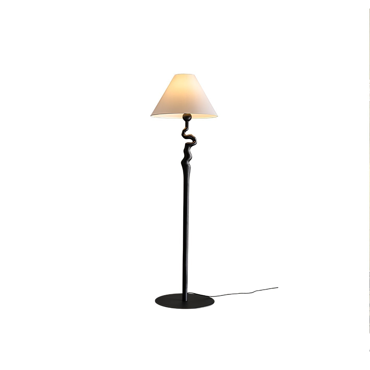 Avloril Artistic Wooden Floor Lamp