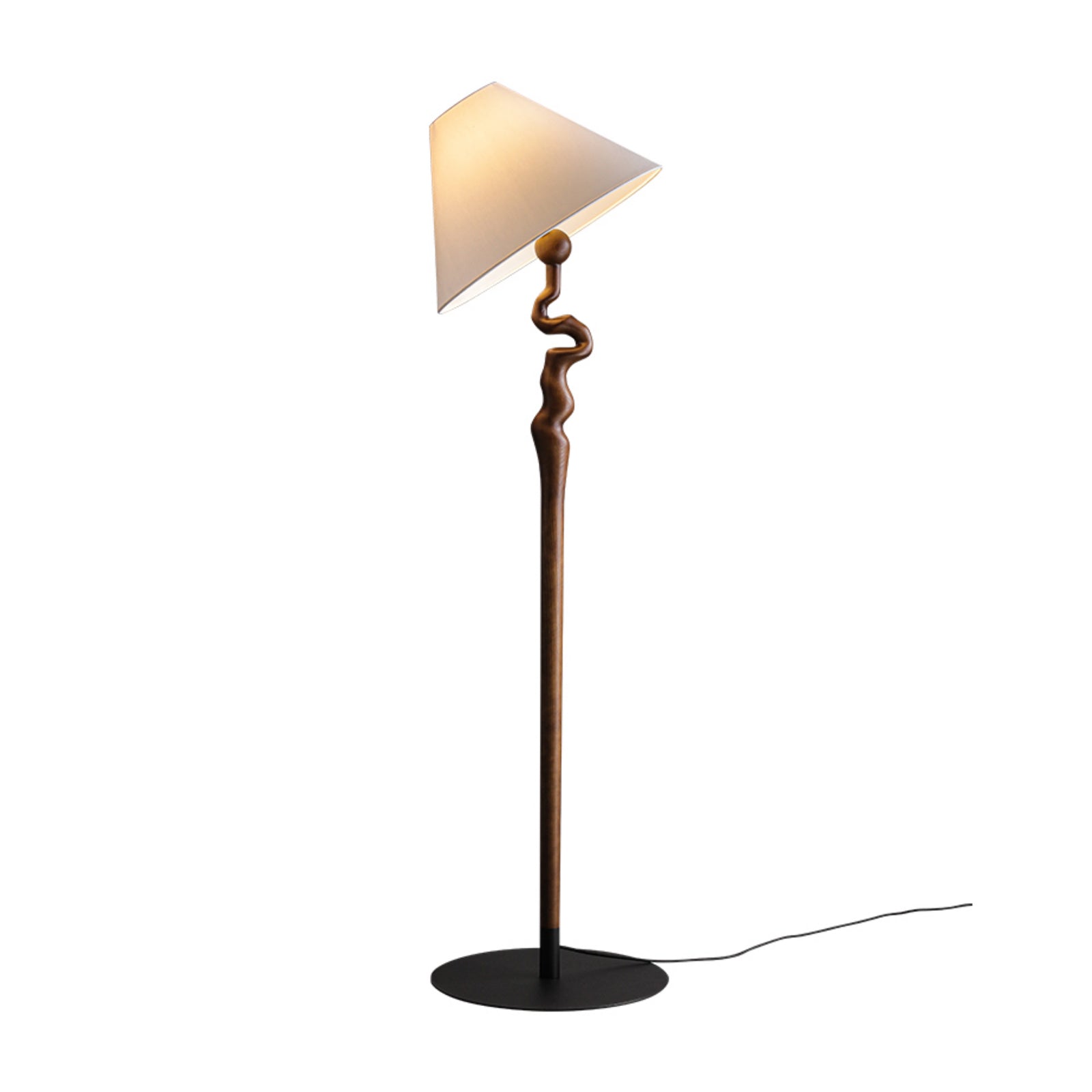 Avloril Artistic Wooden Floor Lamp