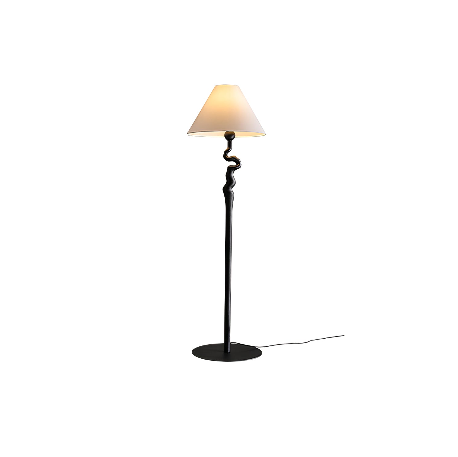 Avloril Artistic Wooden Floor Lamp
