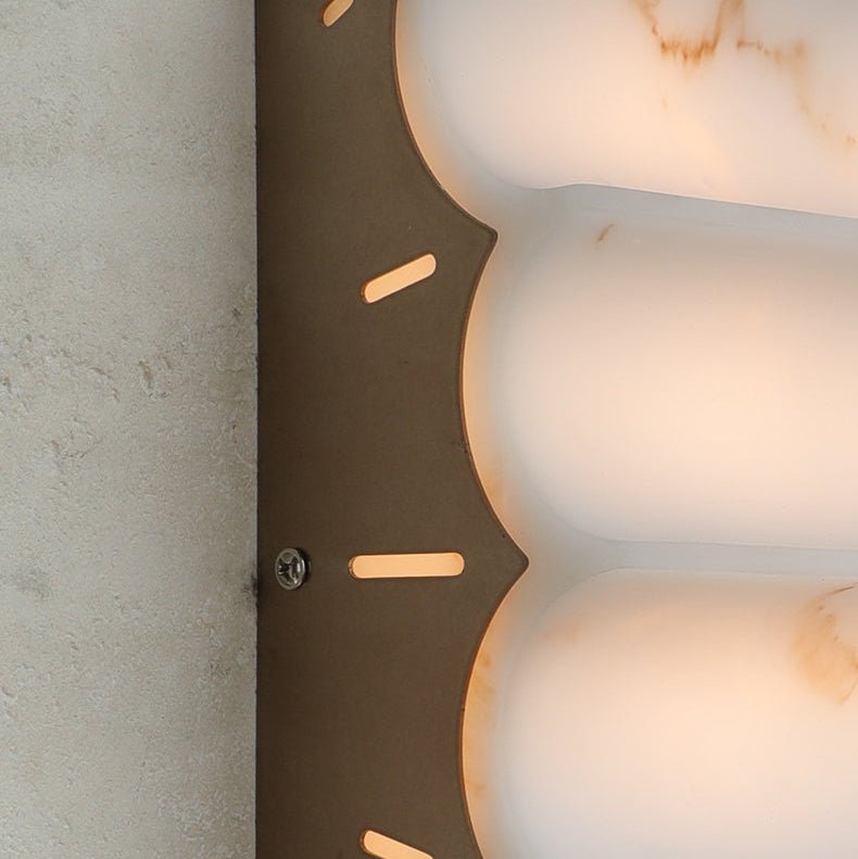 Dolax Tiered Alabaster Wall Lamp