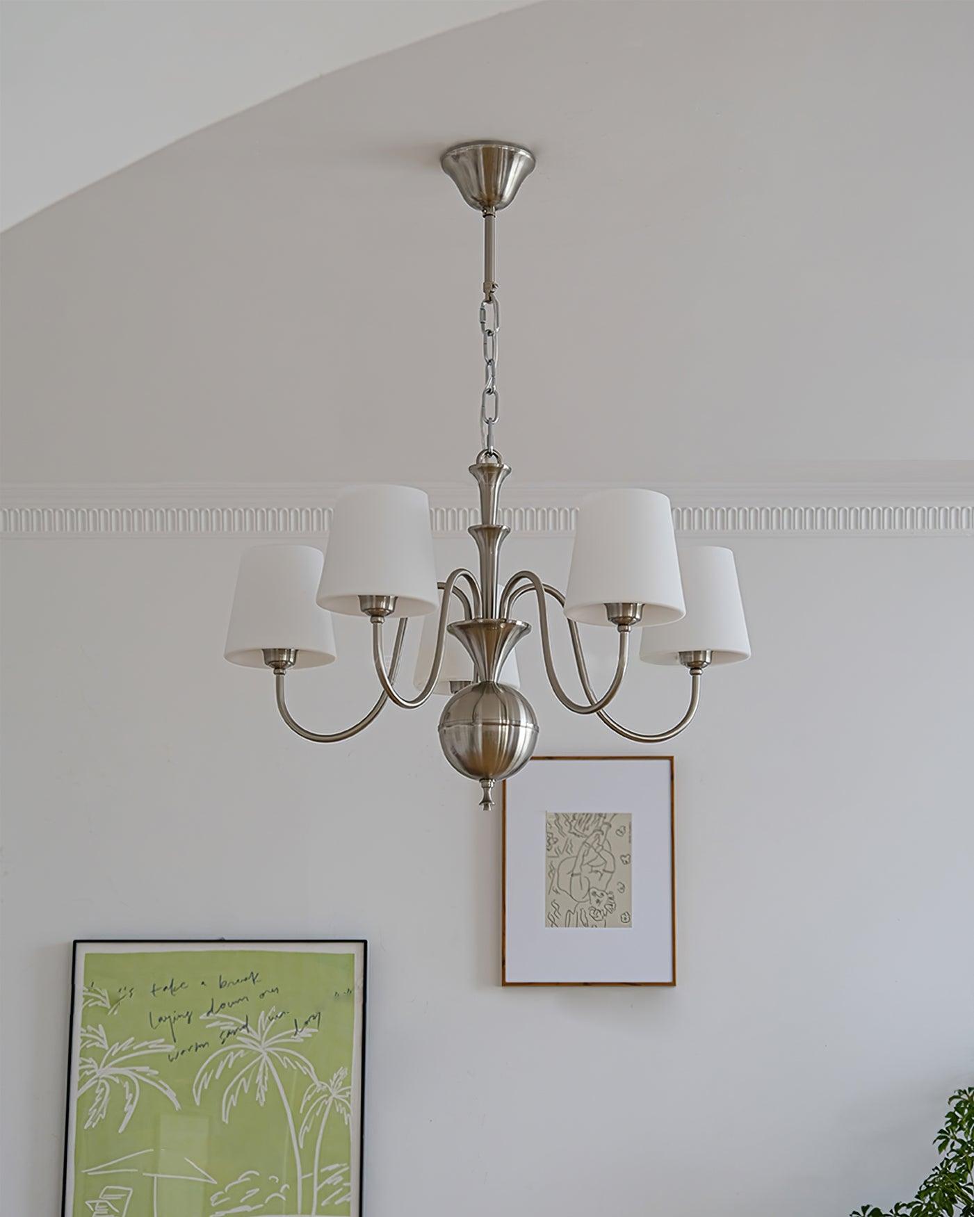 Olmiris Elegant Nickel Chandelier
