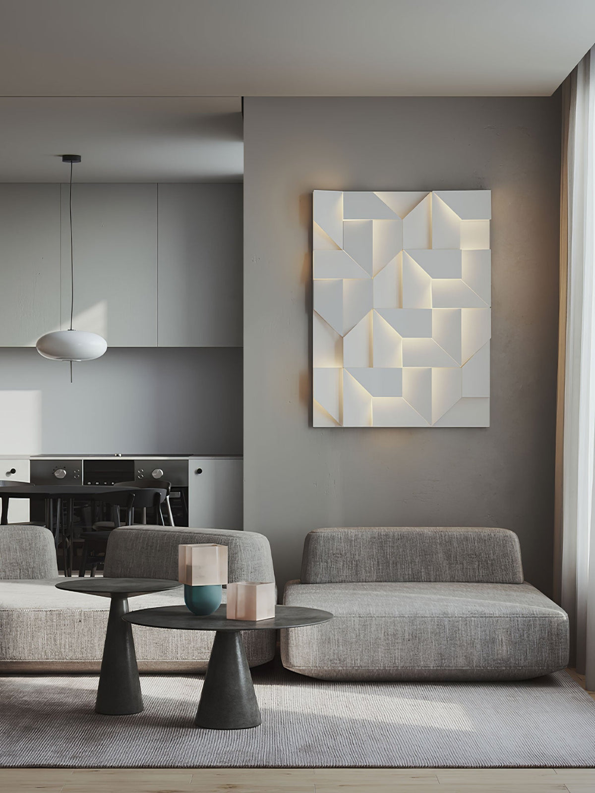 Wynor Shadows Grand Sconce Wall Lamp