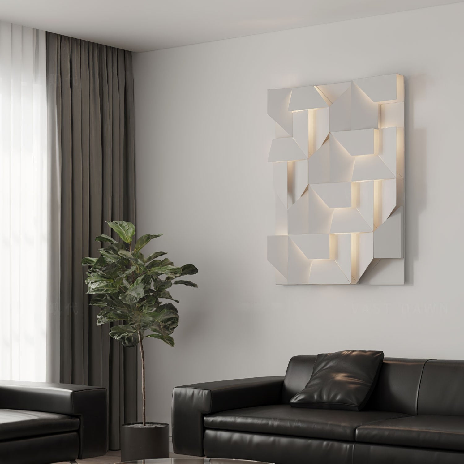 Wynor Shadows Grand Sconce Wall Lamp
