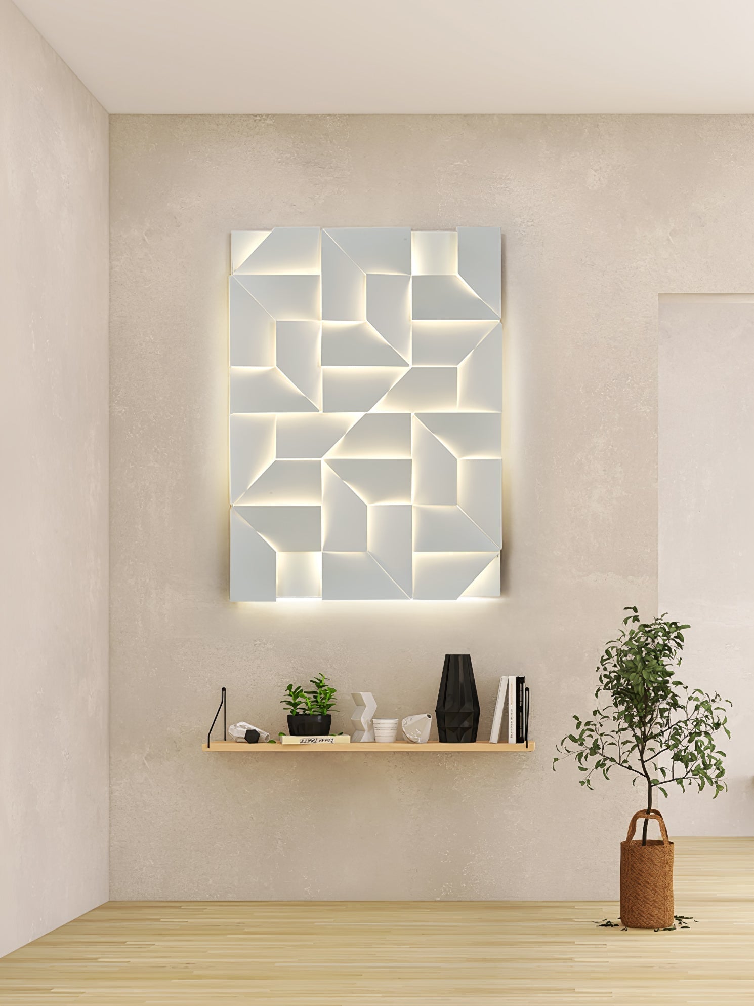 Wynor Shadows Grand Sconce Wall Lamp