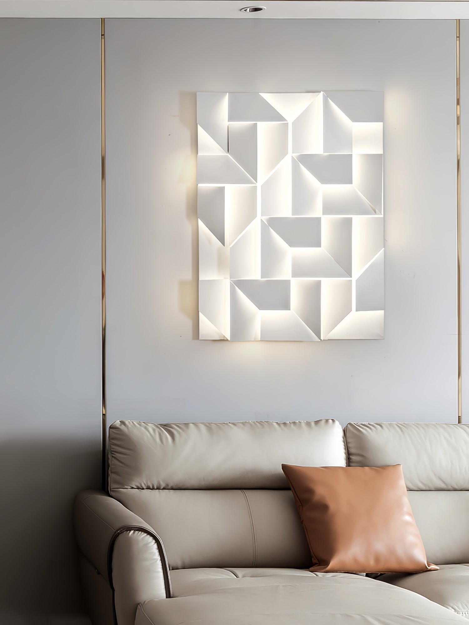 Deloza Shadows Rechargeable Grand Sconce Wall lamp