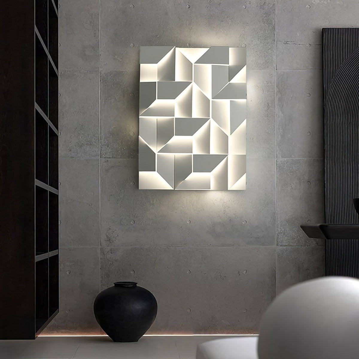 Deloza Shadows Rechargeable Grand Sconce Wall lamp