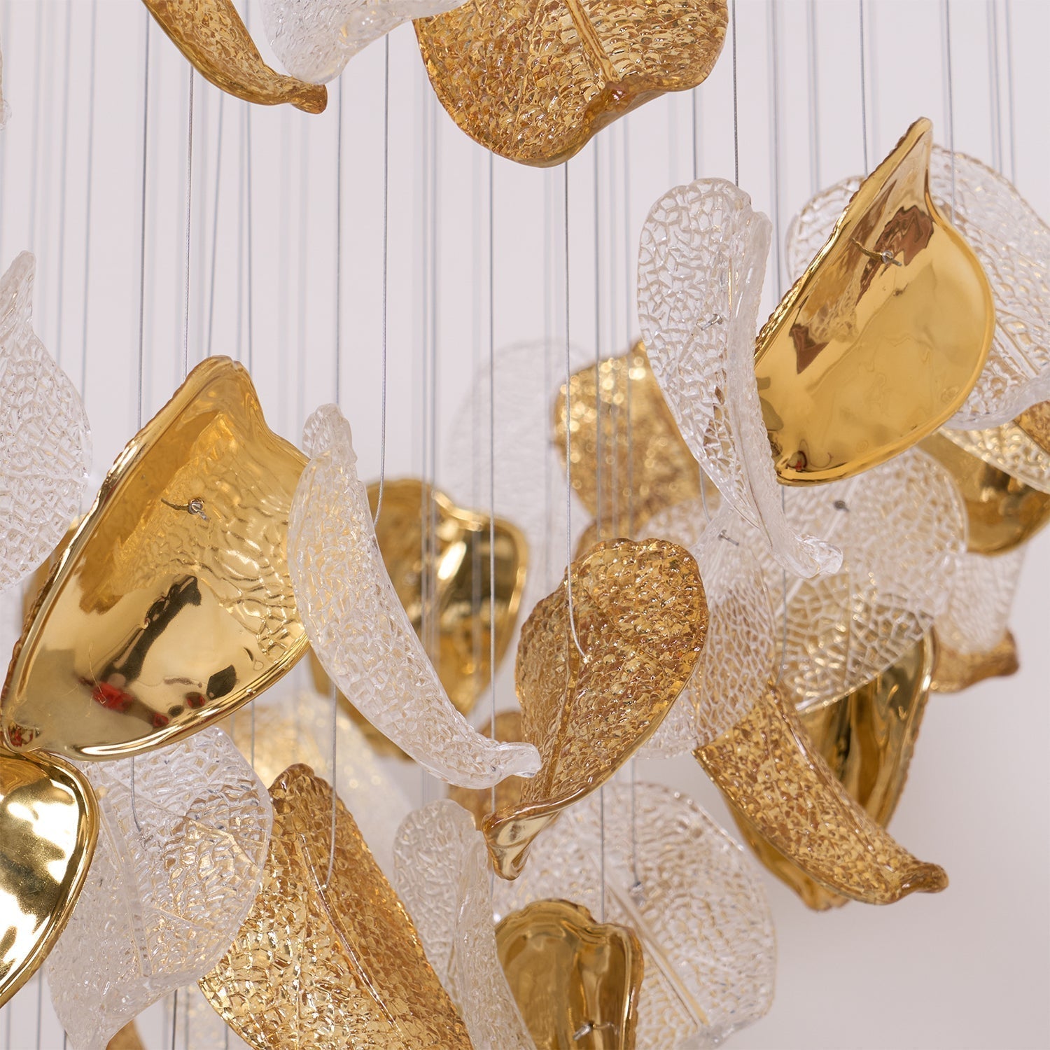 Darien Iridescent Leaf Pendant Light