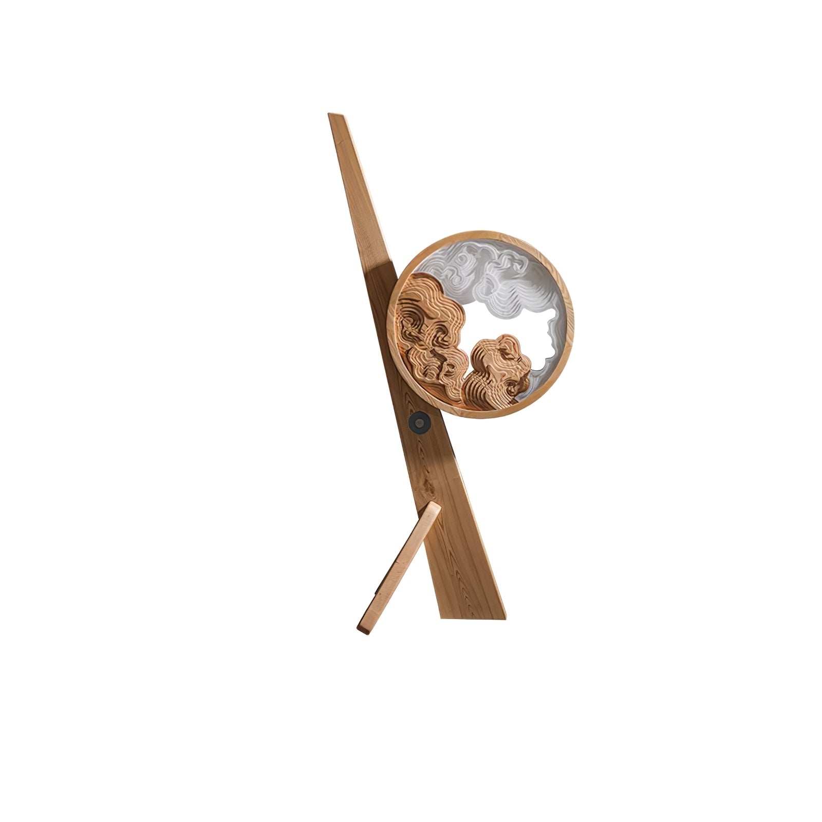 Cunoreth Rustic Wood Table Lamp