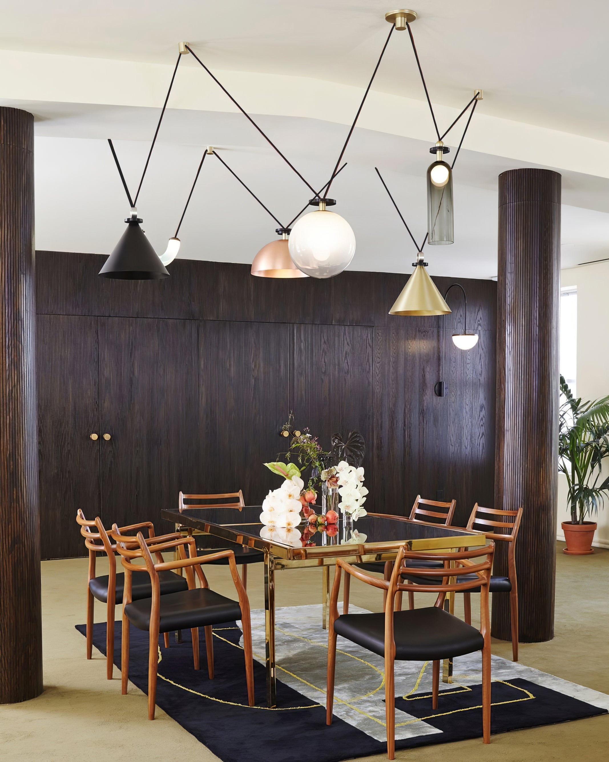 Covine Multi-Shape Adjustable Pendant Light - Neutral Decor