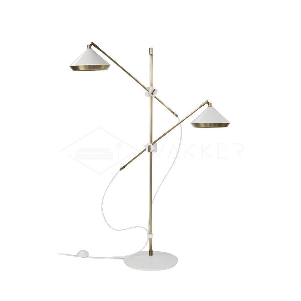 Mylirir Art Deco Brass Floor Lamp