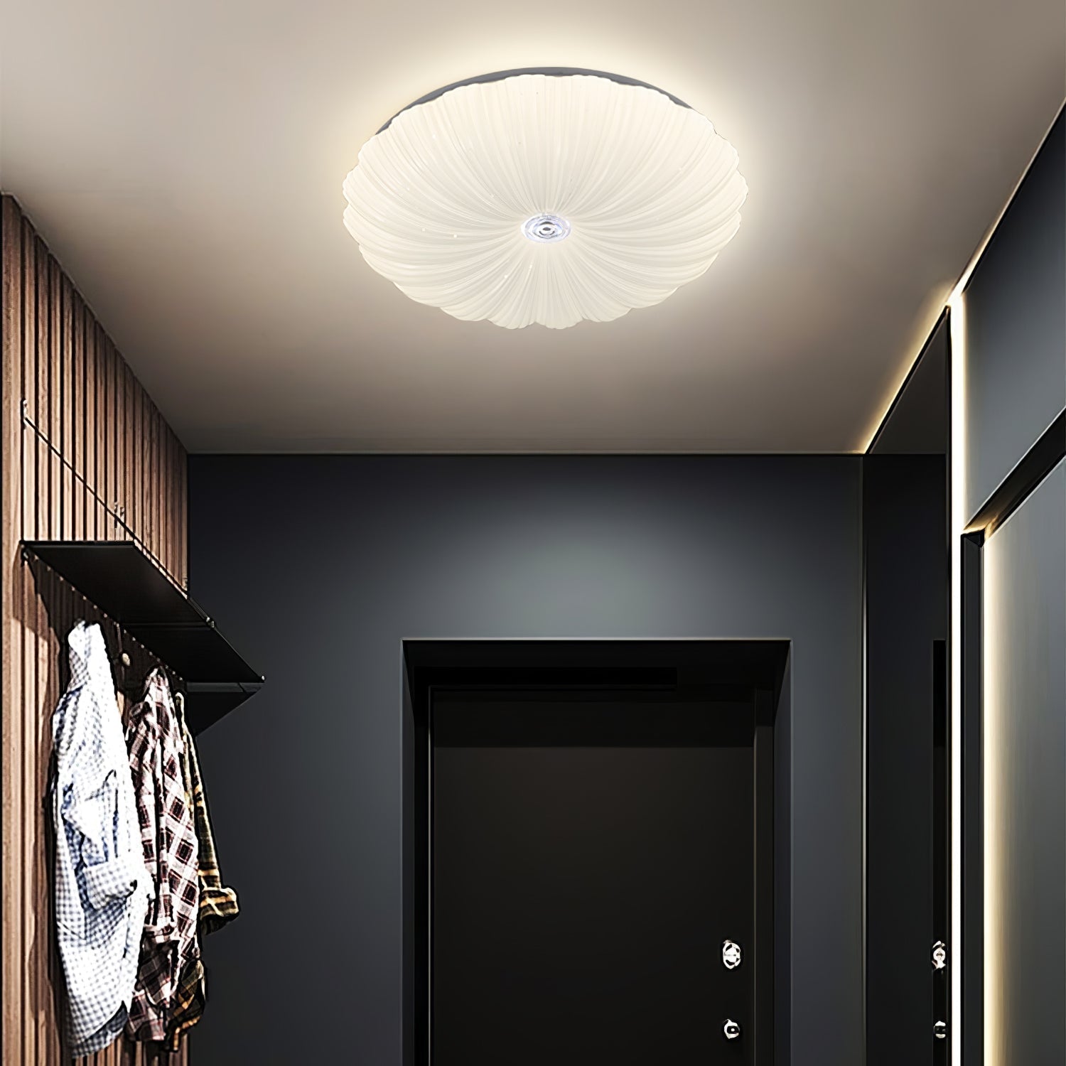 Maraira Nordic Art Shell Round Ceiling Lamp