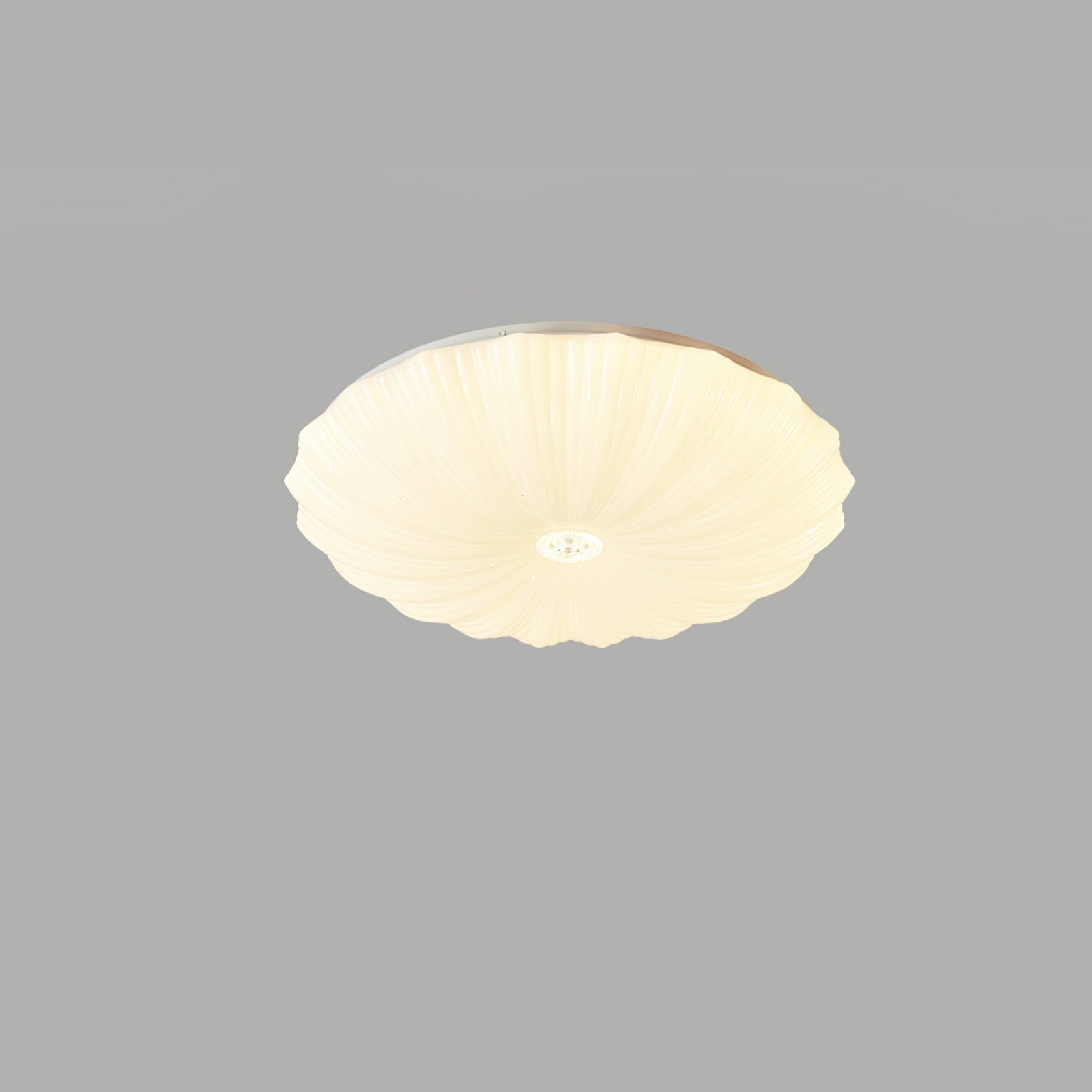 Coloria Nordic Art Shell Round Ceiling Lamp - Neutral Decor