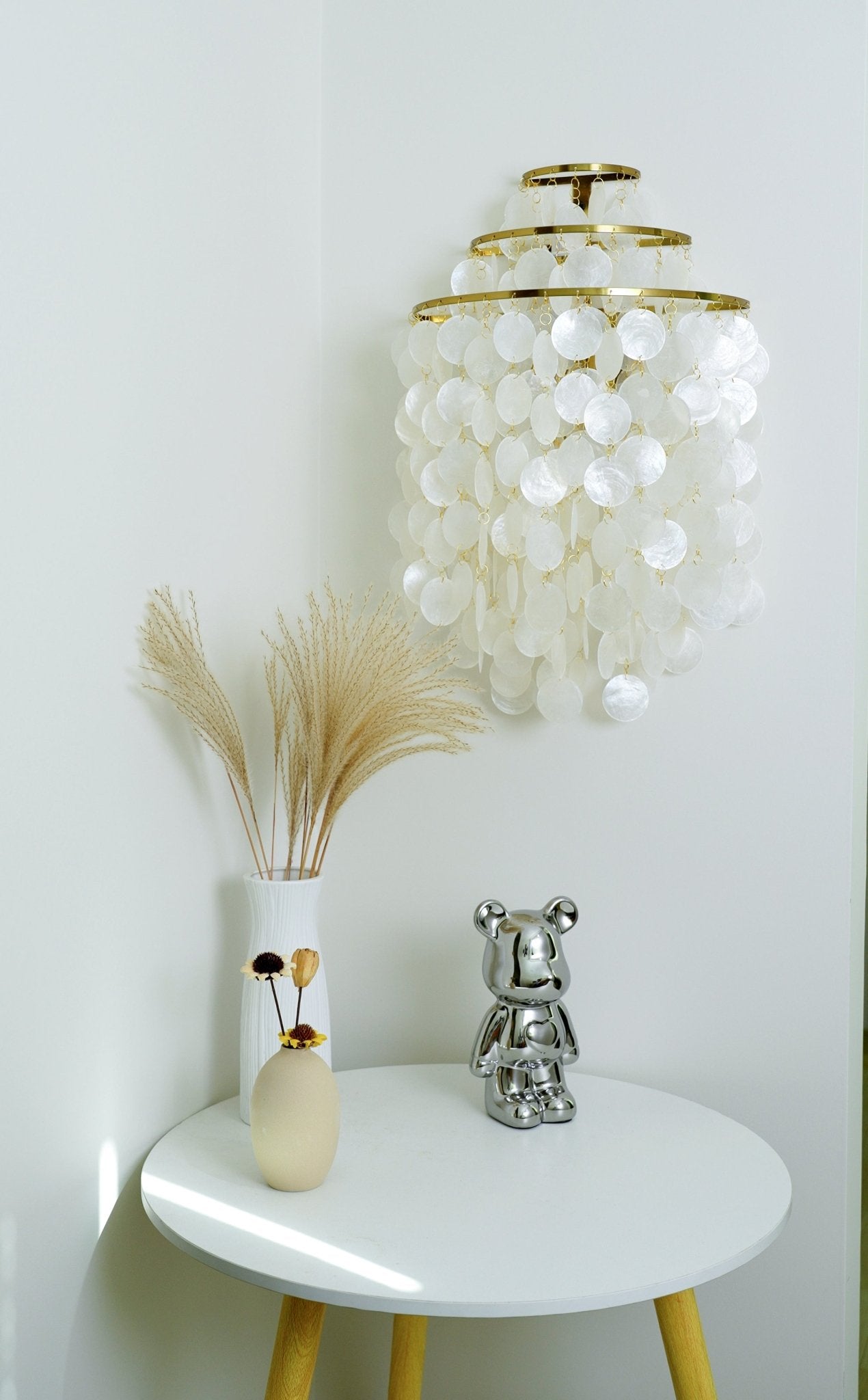 Shell Postmodern Luxury Cascading Wall Light