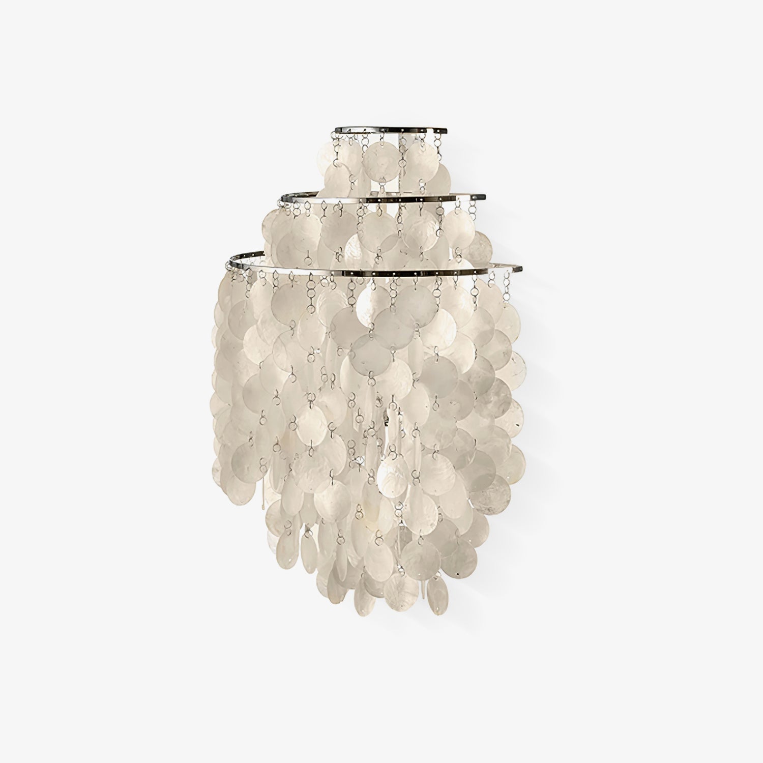 Shell Postmodern Luxury Cascading Wall Light