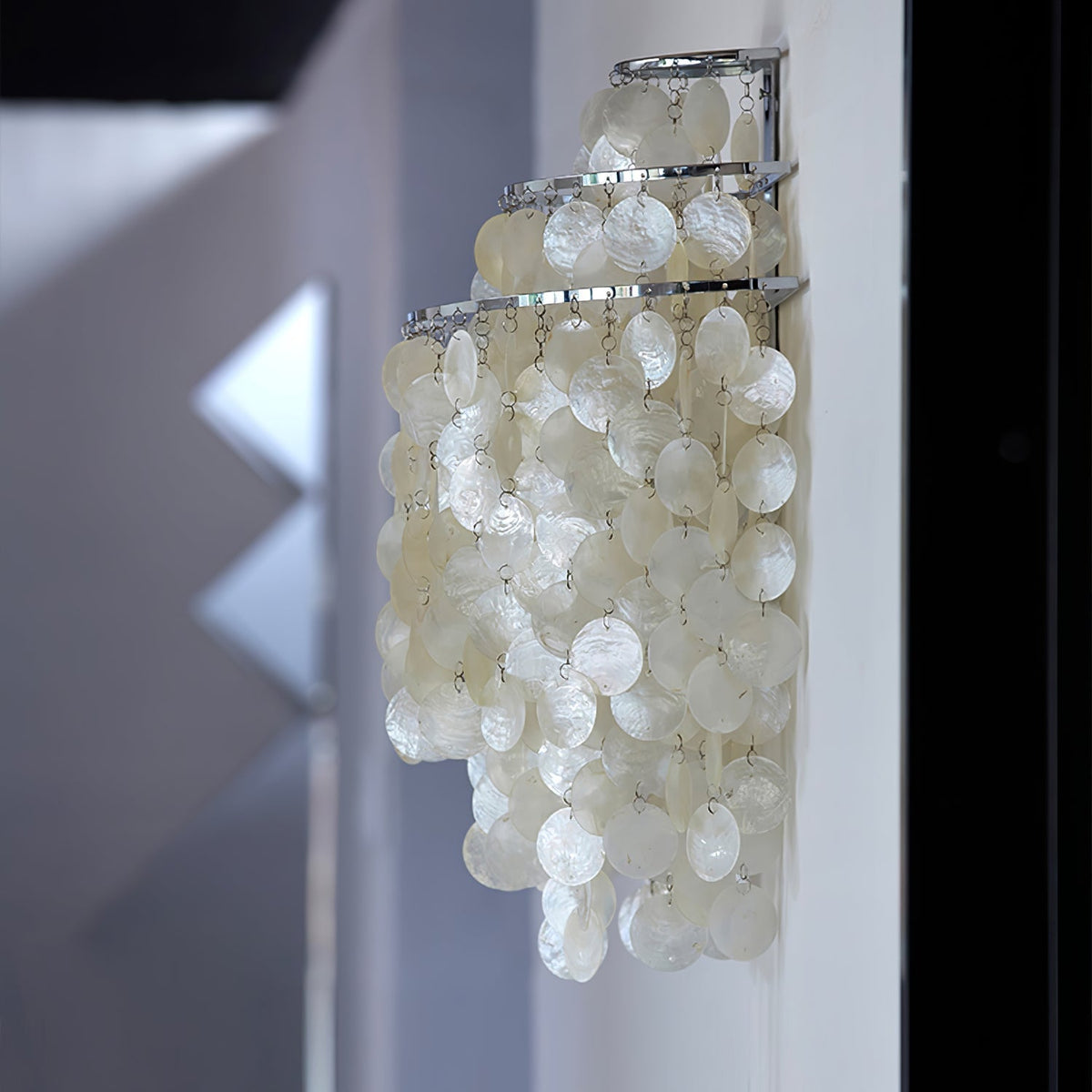Shell Postmodern Luxury Cascading Wall Light