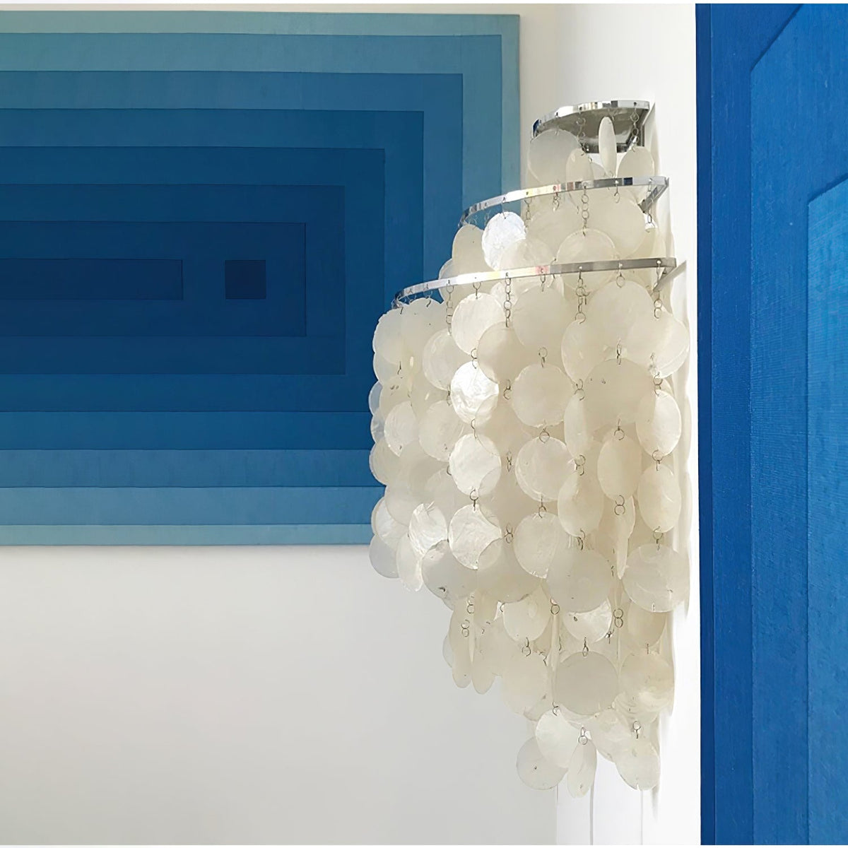 Shell Postmodern Luxury Cascading Wall Light
