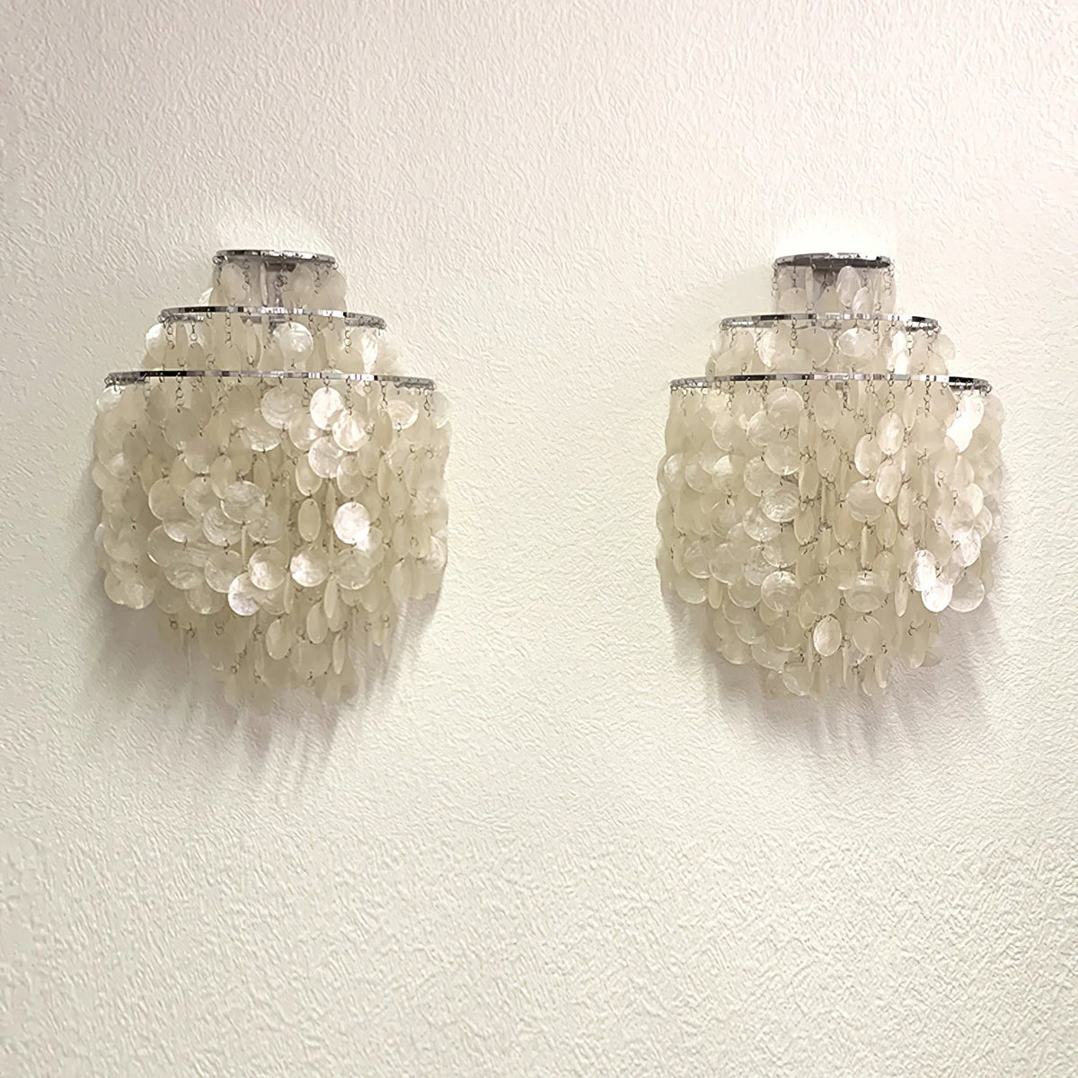 Shell Postmodern Luxury Cascading Wall Light