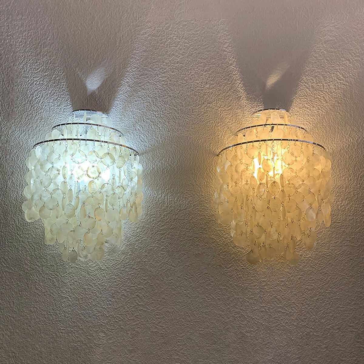 Shell Postmodern Luxury Cascading Wall Light