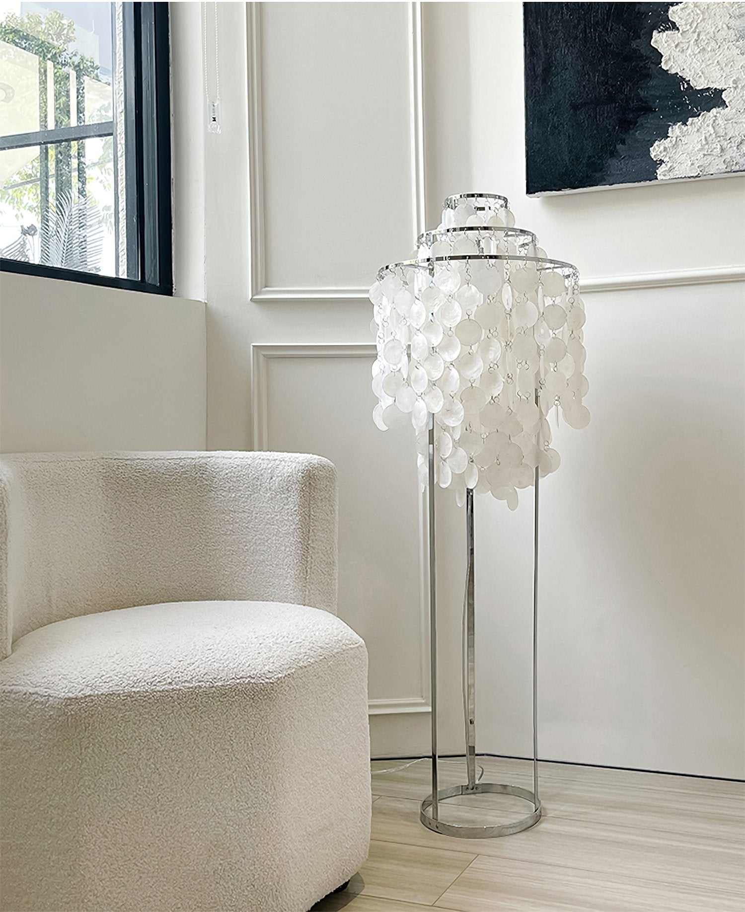 Wern Glam Glass Floor Lamp