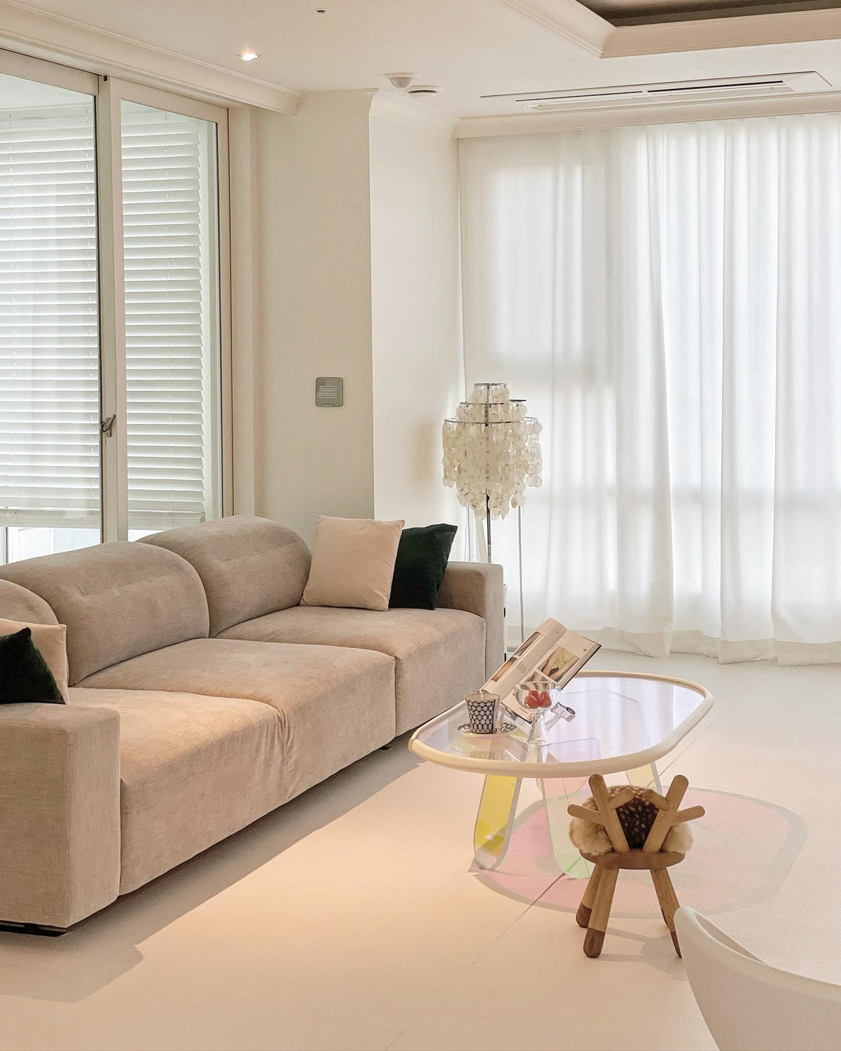 Wern Glam Glass Floor Lamp
