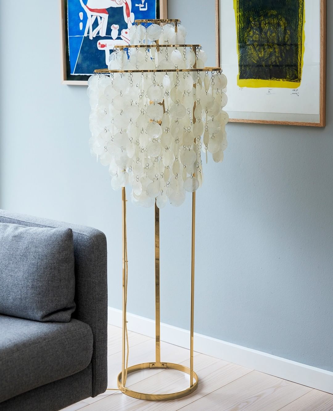 Wern Glam Glass Floor Lamp