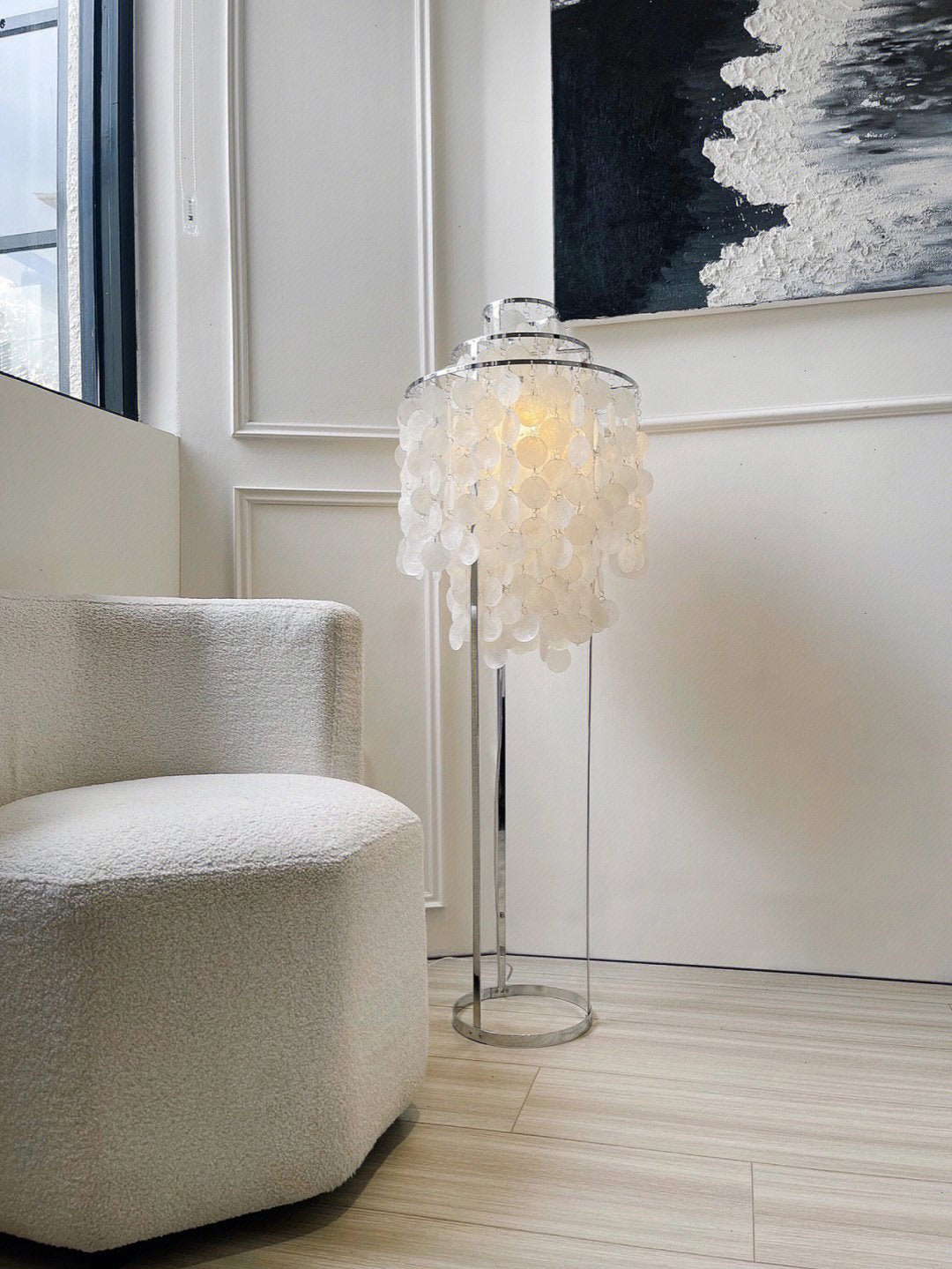 Wern Glam Glass Floor Lamp