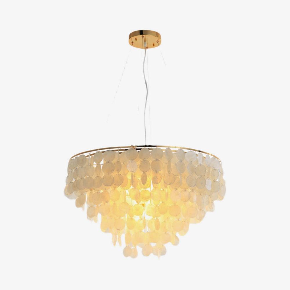 Esileth Postmodern Luxury Shell Wind Chime Chandelier