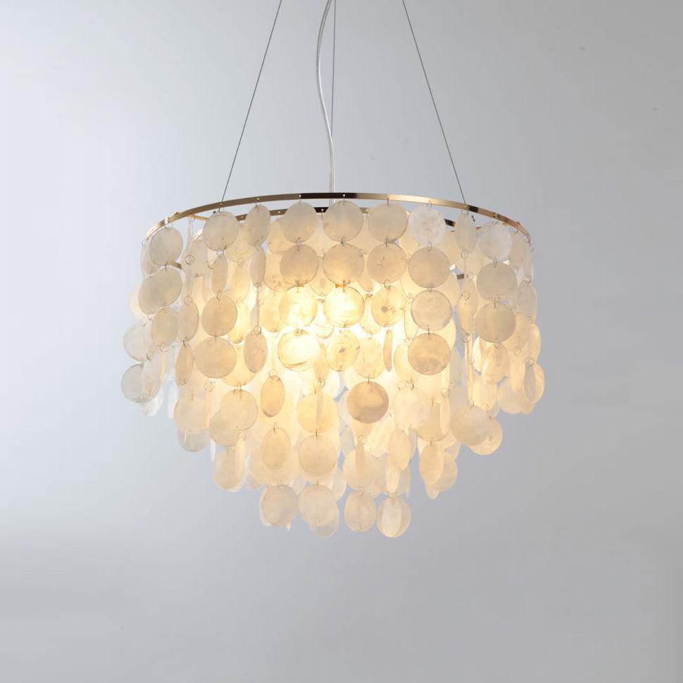 Esileth Postmodern Luxury Shell Wind Chime Chandelier