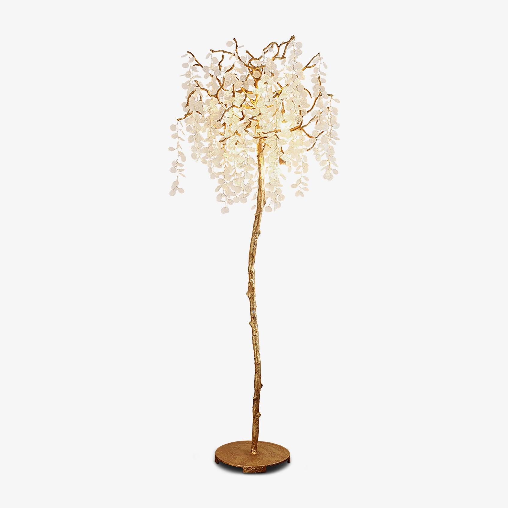 Arsorir Glass Tree Floor Lamp
