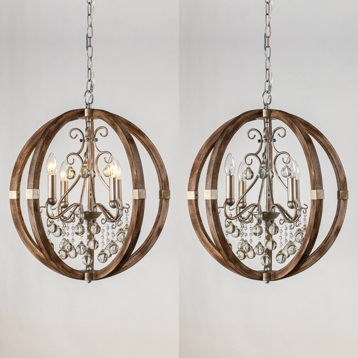 Aldalette Wooden Pendant Lamp